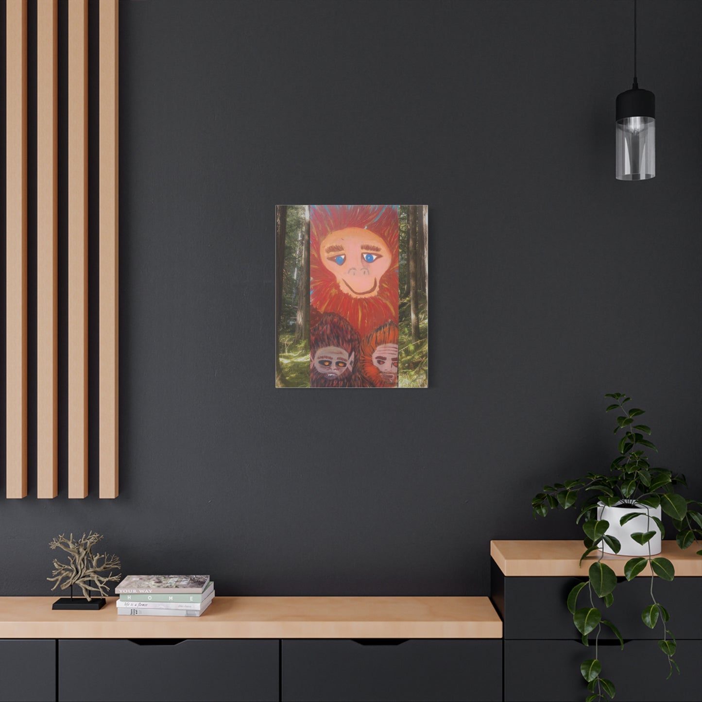 Big foot of the PNW by local artist - Colorful Bigfoot Design for Home Décor