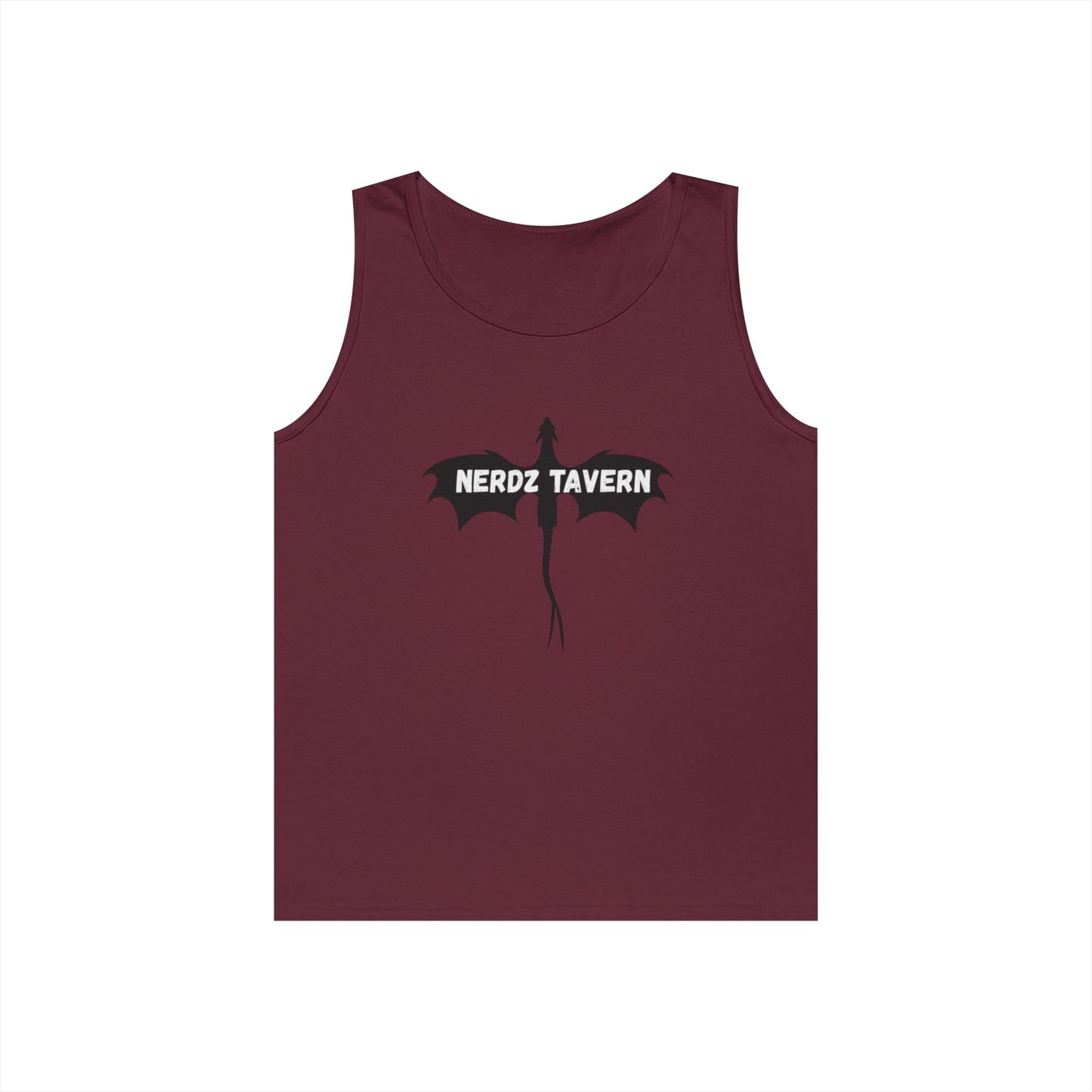 Nerdz Tavern & Toxic Rocket Unisex Heavy Cotton Tank Top - Perfect for Gamers & Comic Con Fans