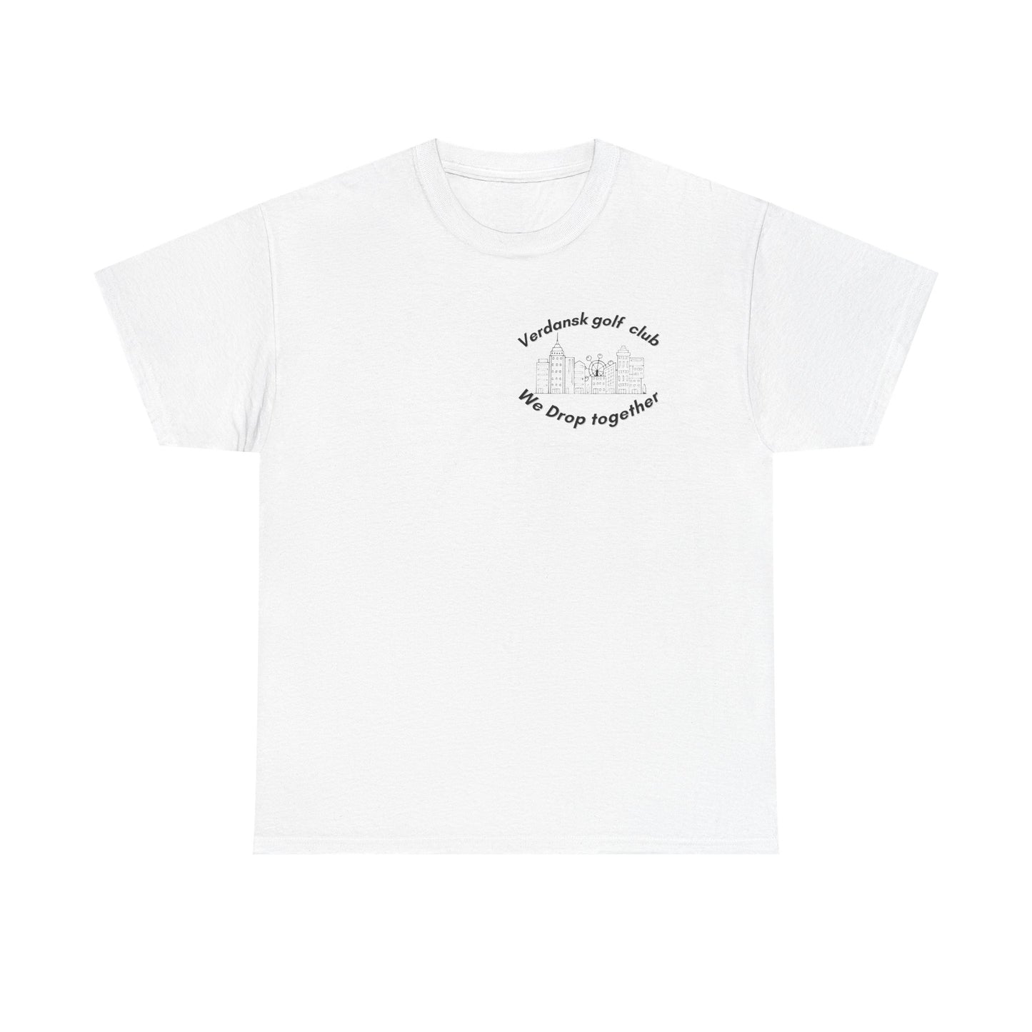 Verdansk Golf Club Heavy Cotton Tee - We Drop Together, Streetwear for Golf Lovers