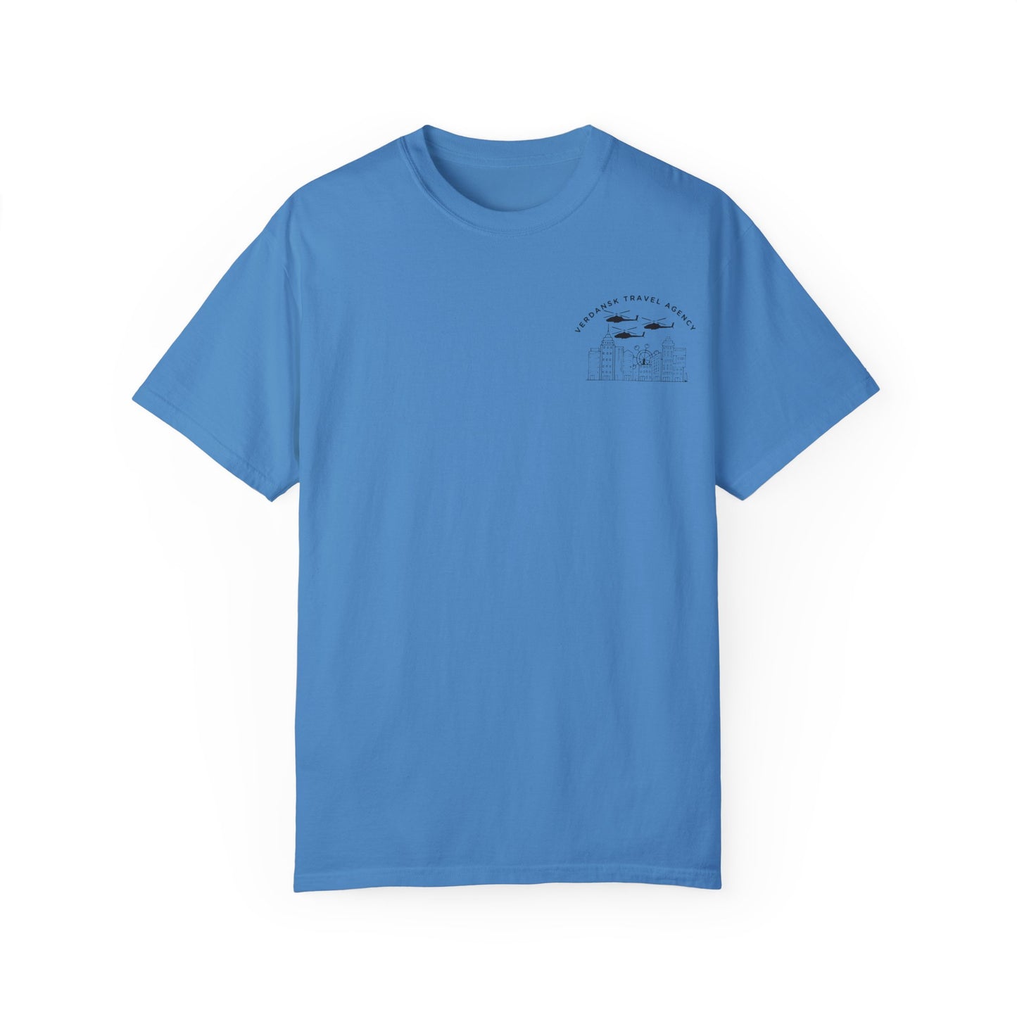 Unisex Garment-Dyed T-Shirt - Visit Downtown Verdansk Graphic Tee