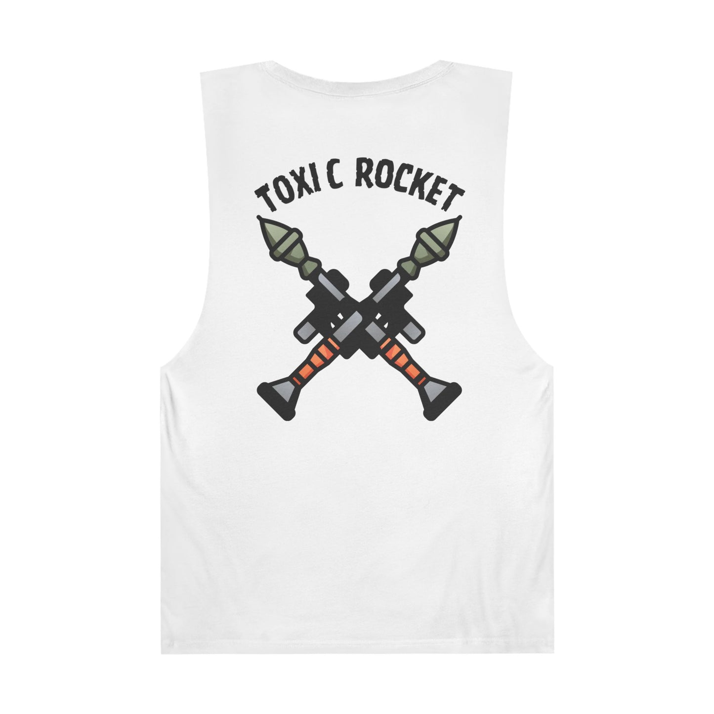Large size Nerdz Tavern Unisex Tank Top - Casual Gaming Apparel with Toxic Rocket Design
