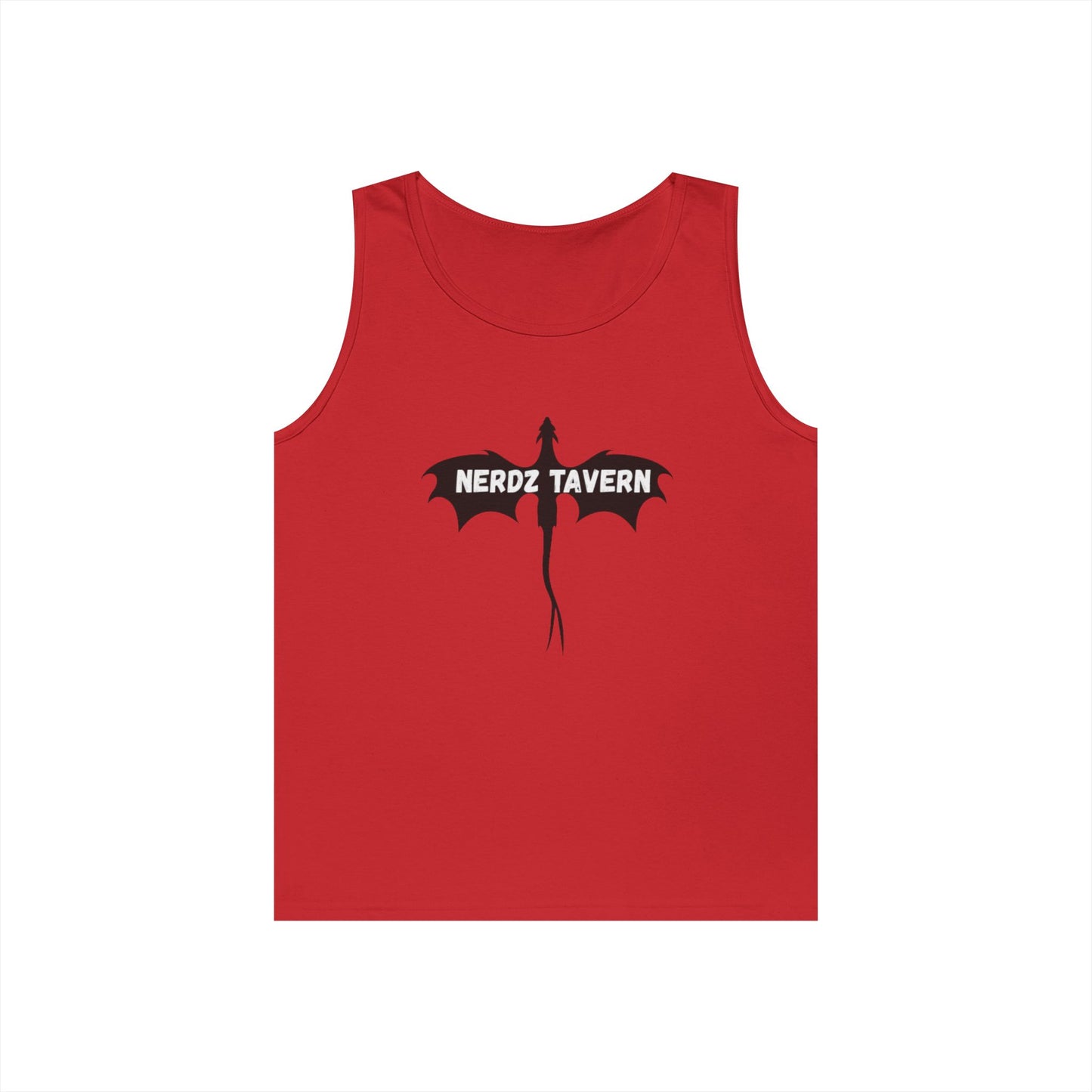 Nerdz Tavern & Toxic Rocket Unisex Heavy Cotton Tank Top - Perfect for Gamers & Comic Con Fans