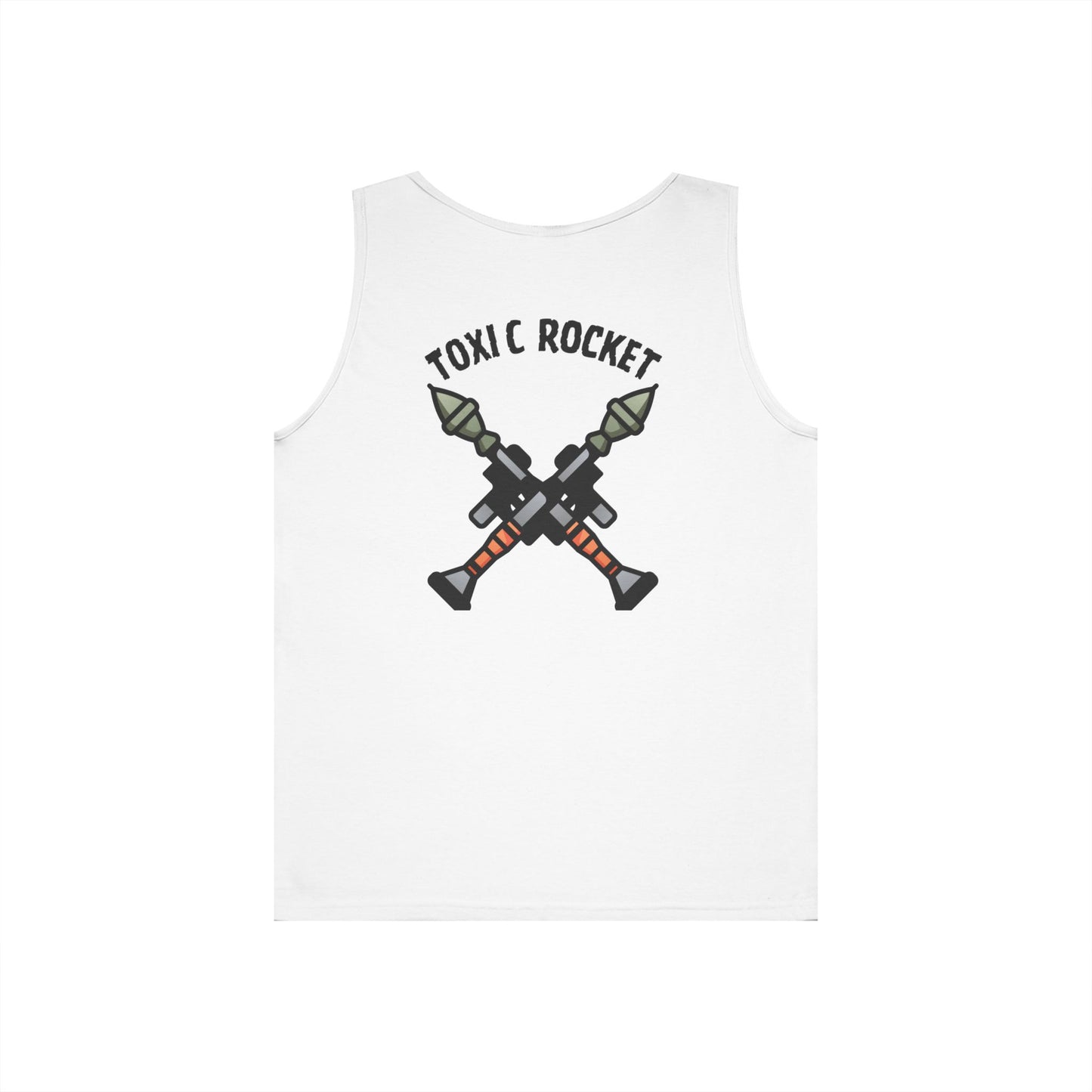 Nerdz Tavern & Toxic Rocket Unisex Heavy Cotton Tank Top - Perfect for Gamers & Comic Con Fans