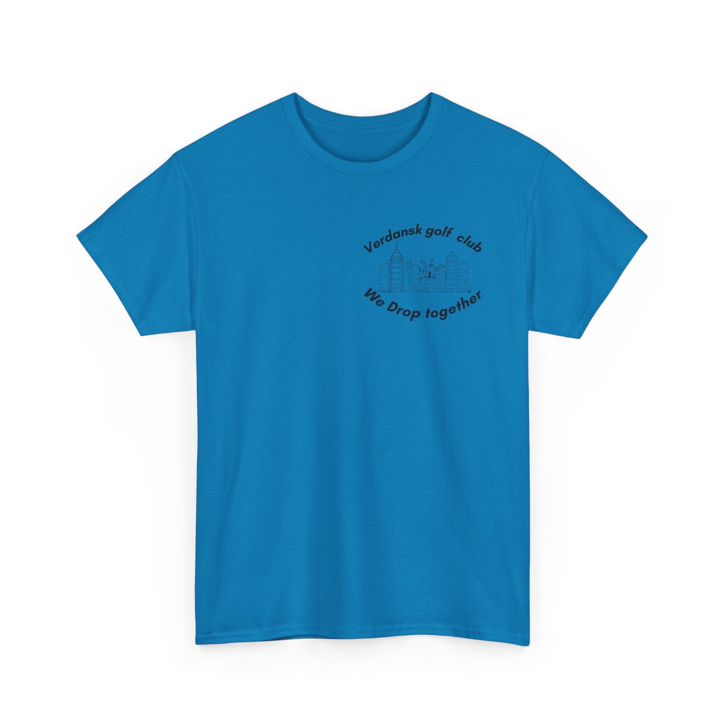 Verdansk Golf Club Heavy Cotton Tee - We Drop Together, Streetwear for Golf Lovers