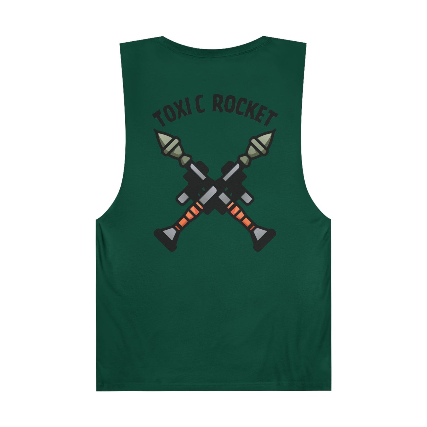 Large size Nerdz Tavern Unisex Tank Top - Casual Gaming Apparel with Toxic Rocket Design