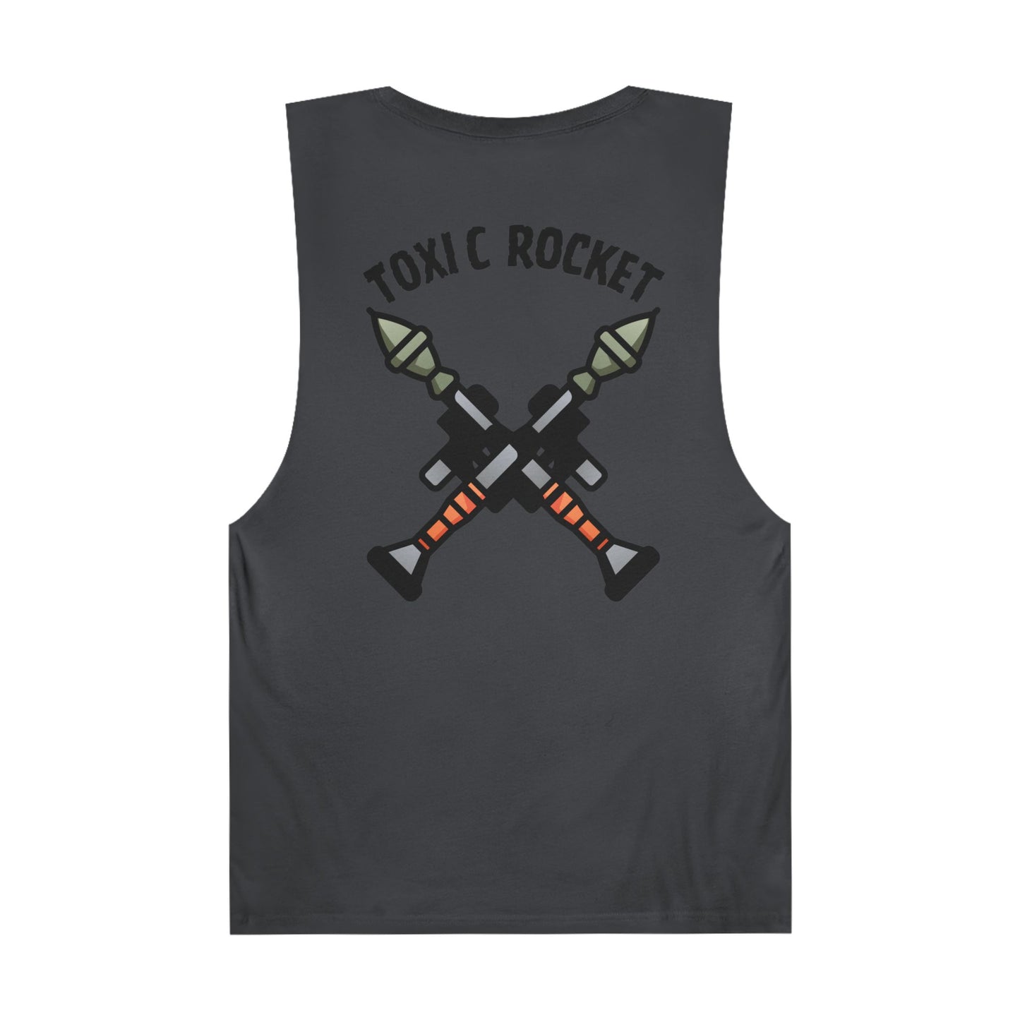 Large size Nerdz Tavern Unisex Tank Top - Casual Gaming Apparel with Toxic Rocket Design
