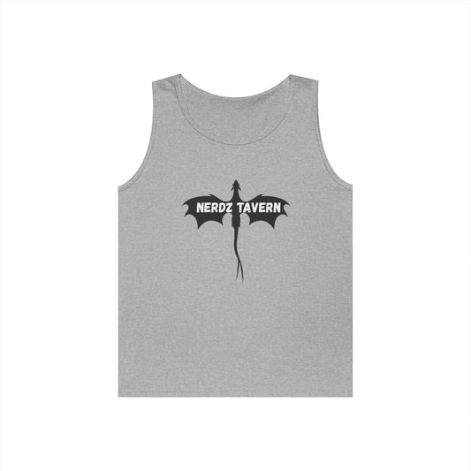 Nerdz Tavern & Toxic Rocket Unisex Heavy Cotton Tank Top - Perfect for Gamers & Comic Con Fans