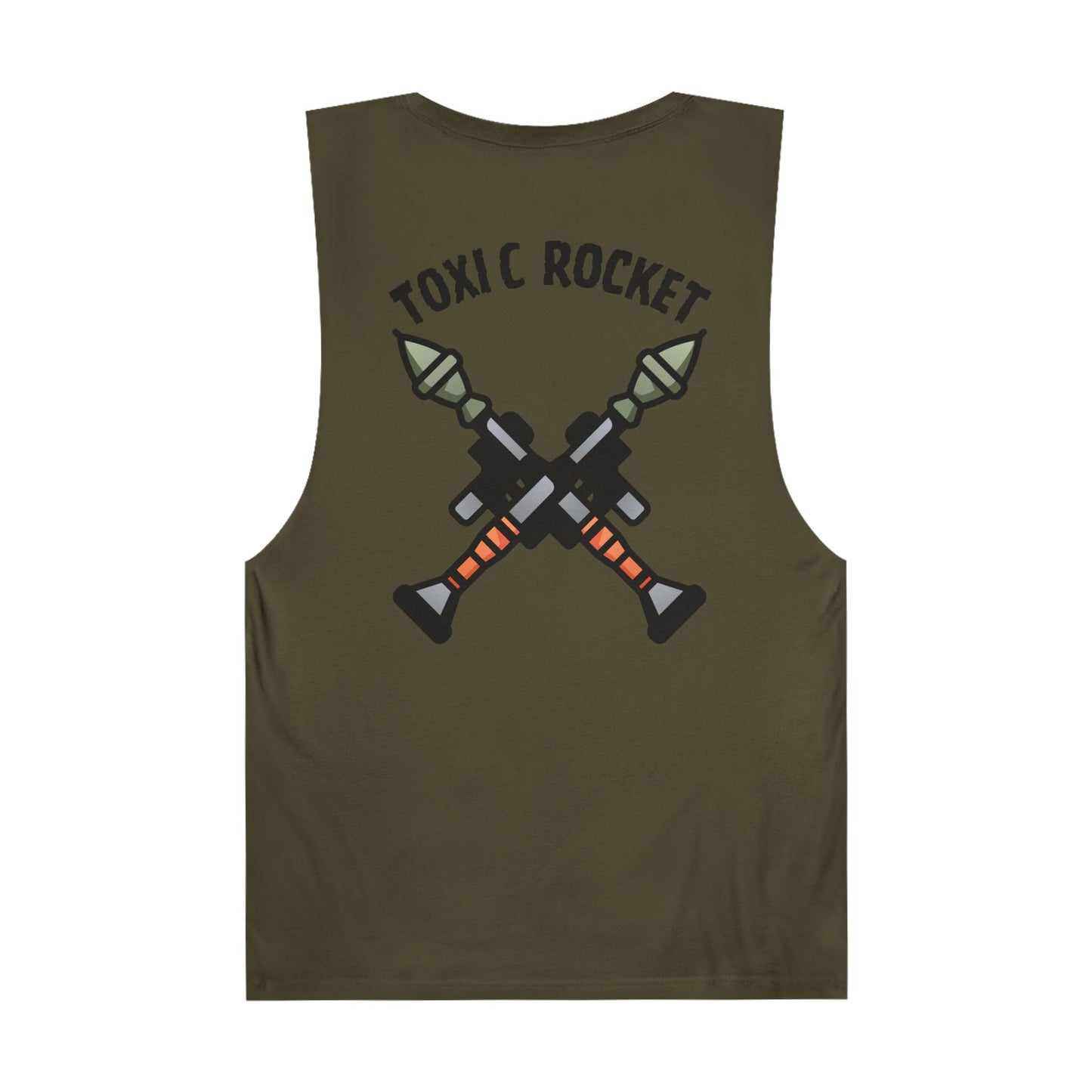 Large size Nerdz Tavern Unisex Tank Top - Casual Gaming Apparel with Toxic Rocket Design