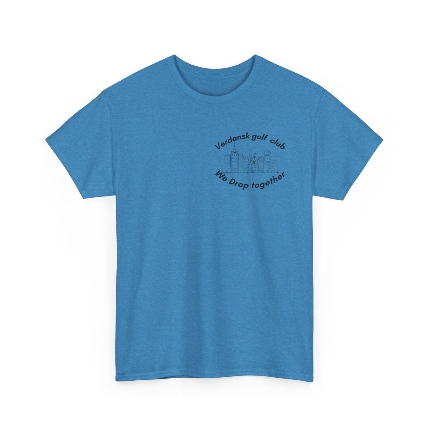 Verdansk Golf Club Heavy Cotton Tee - We Drop Together, Streetwear for Golf Lovers