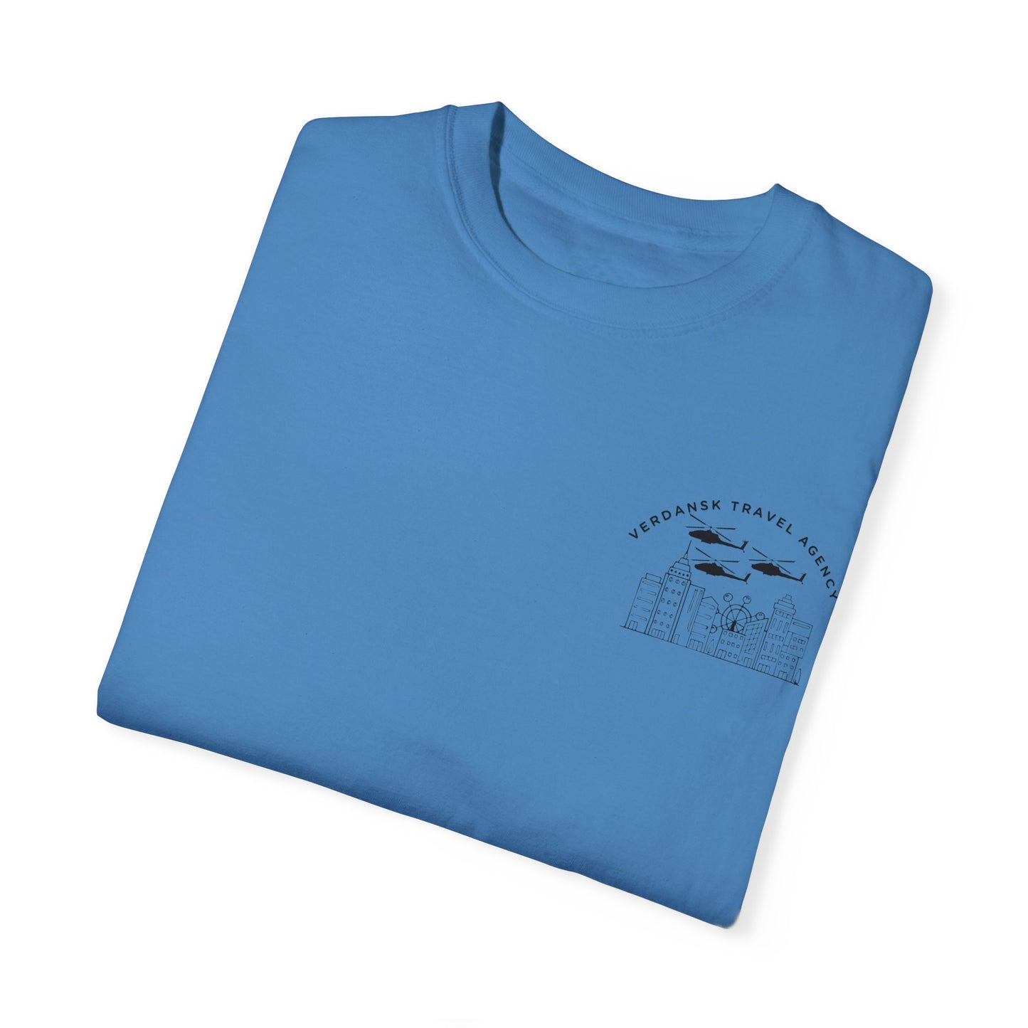 Unisex Garment-Dyed T-Shirt - Visit Downtown Verdansk Graphic Tee