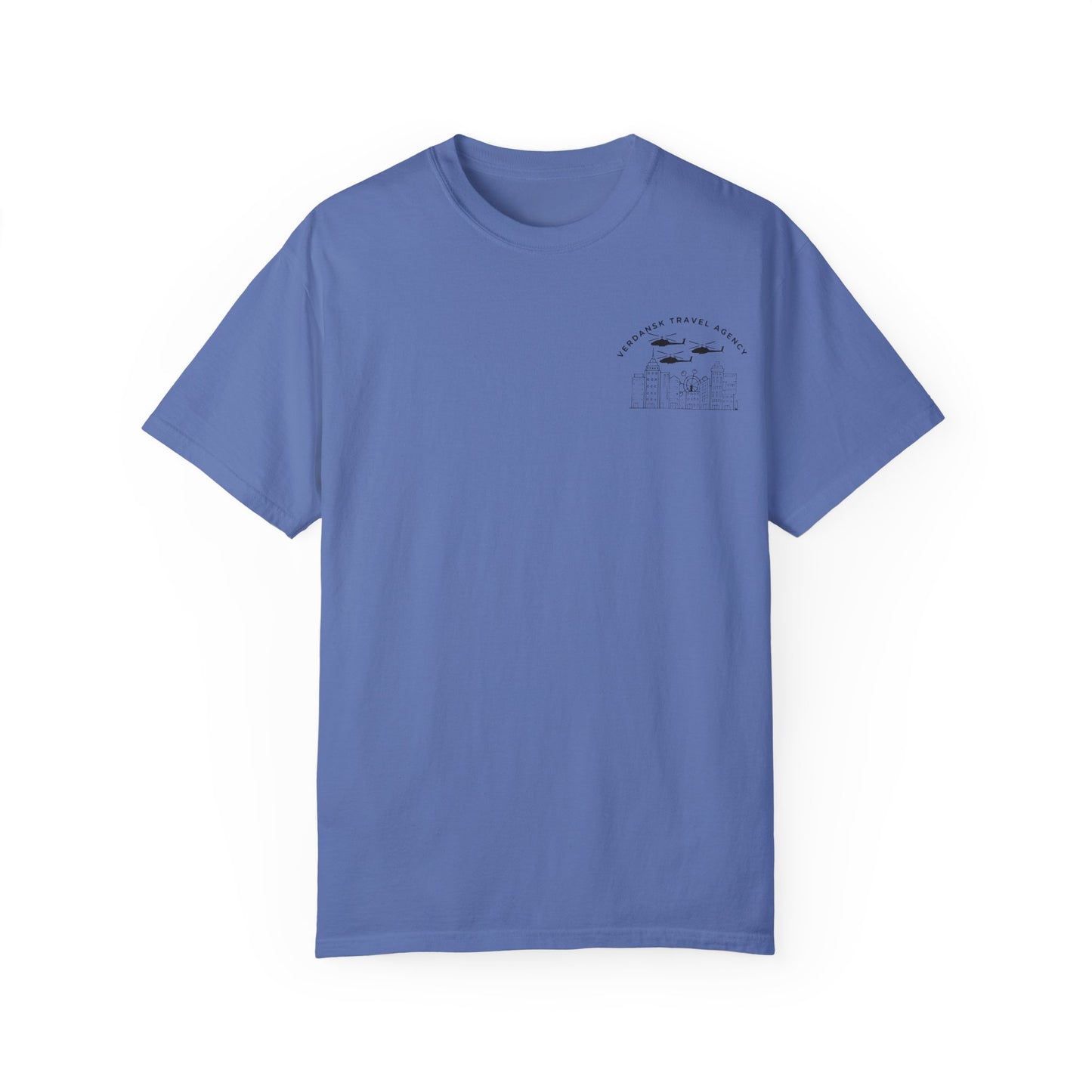 Unisex Garment-Dyed T-Shirt - Visit Downtown Verdansk Graphic Tee