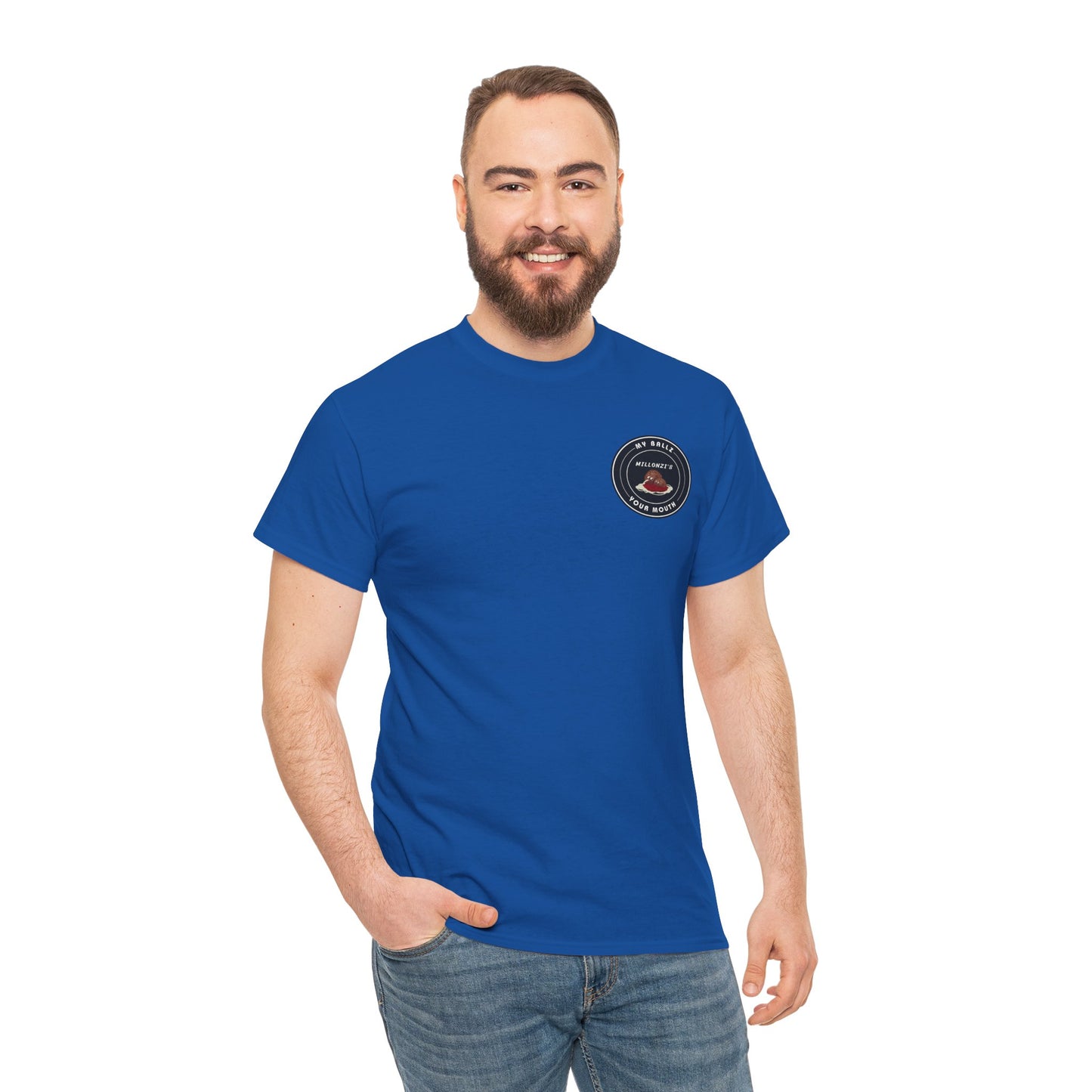 Copy of Meatball request — "My Ballz Your Mouth" Italian Deli Graphic T-Shirt