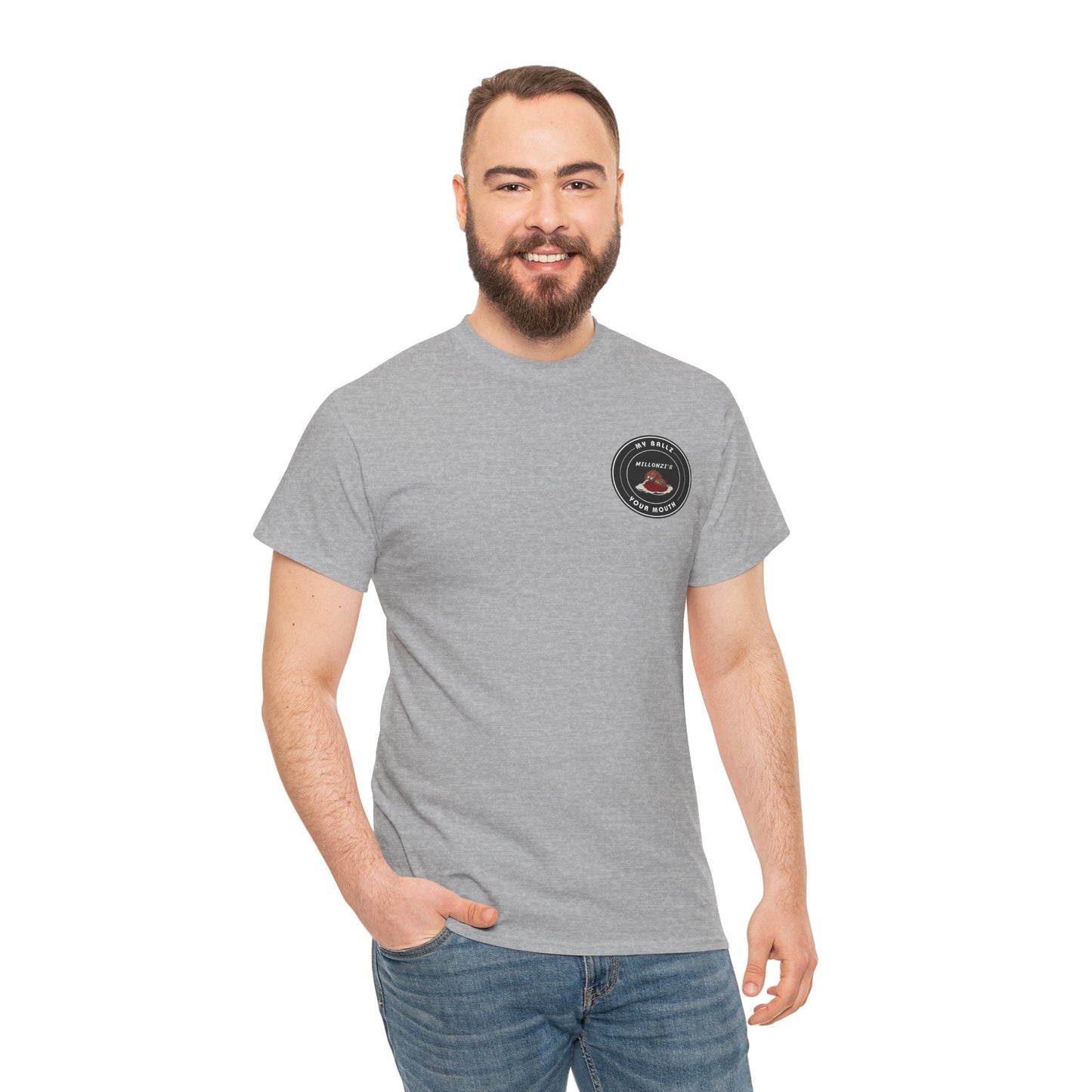 Meatball request — "My Ballz Your Mouth" Italian Deli Graphic T-Shirt