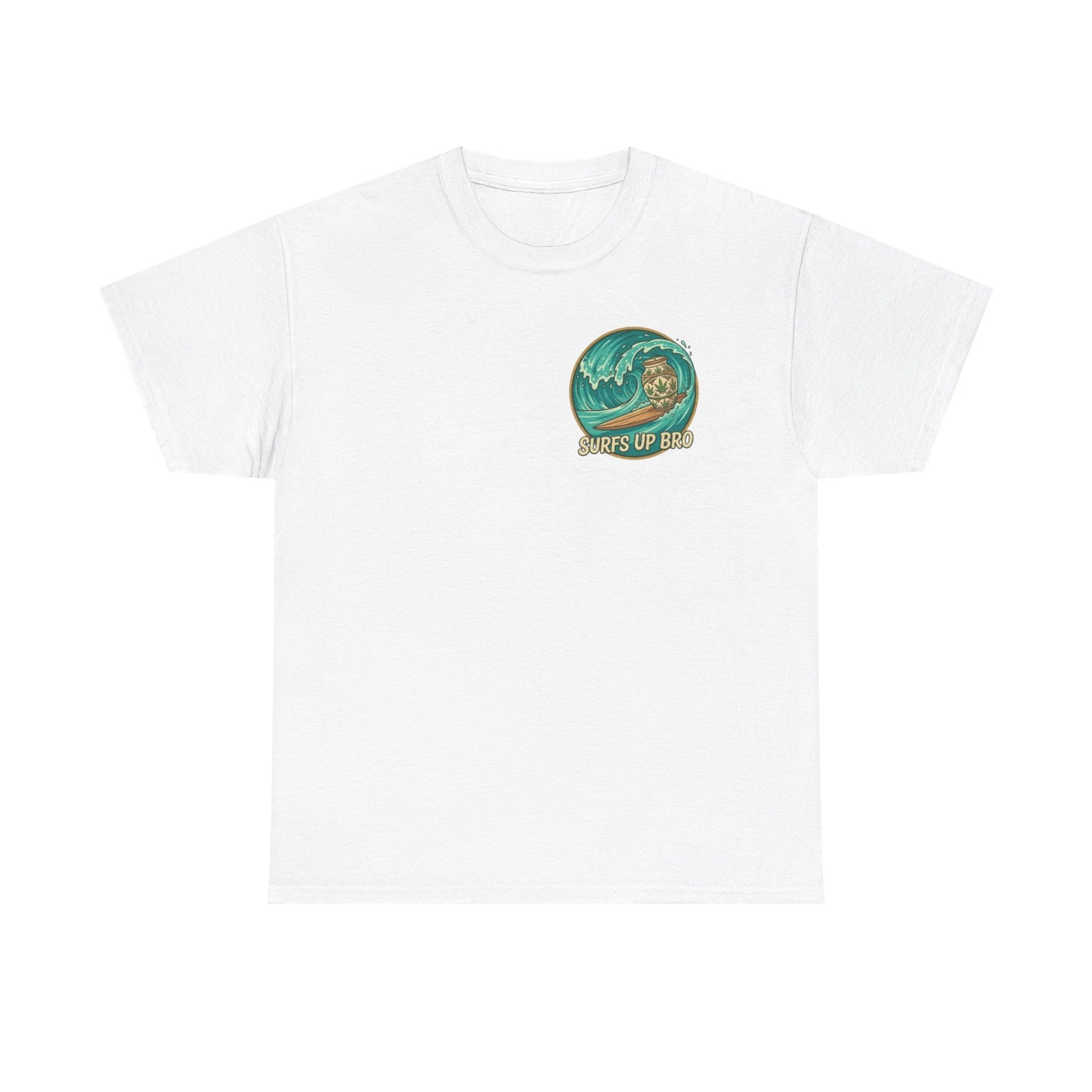 Bro Woulda Wanted It' Graphic Tee (Beach Wave Chest Accent)