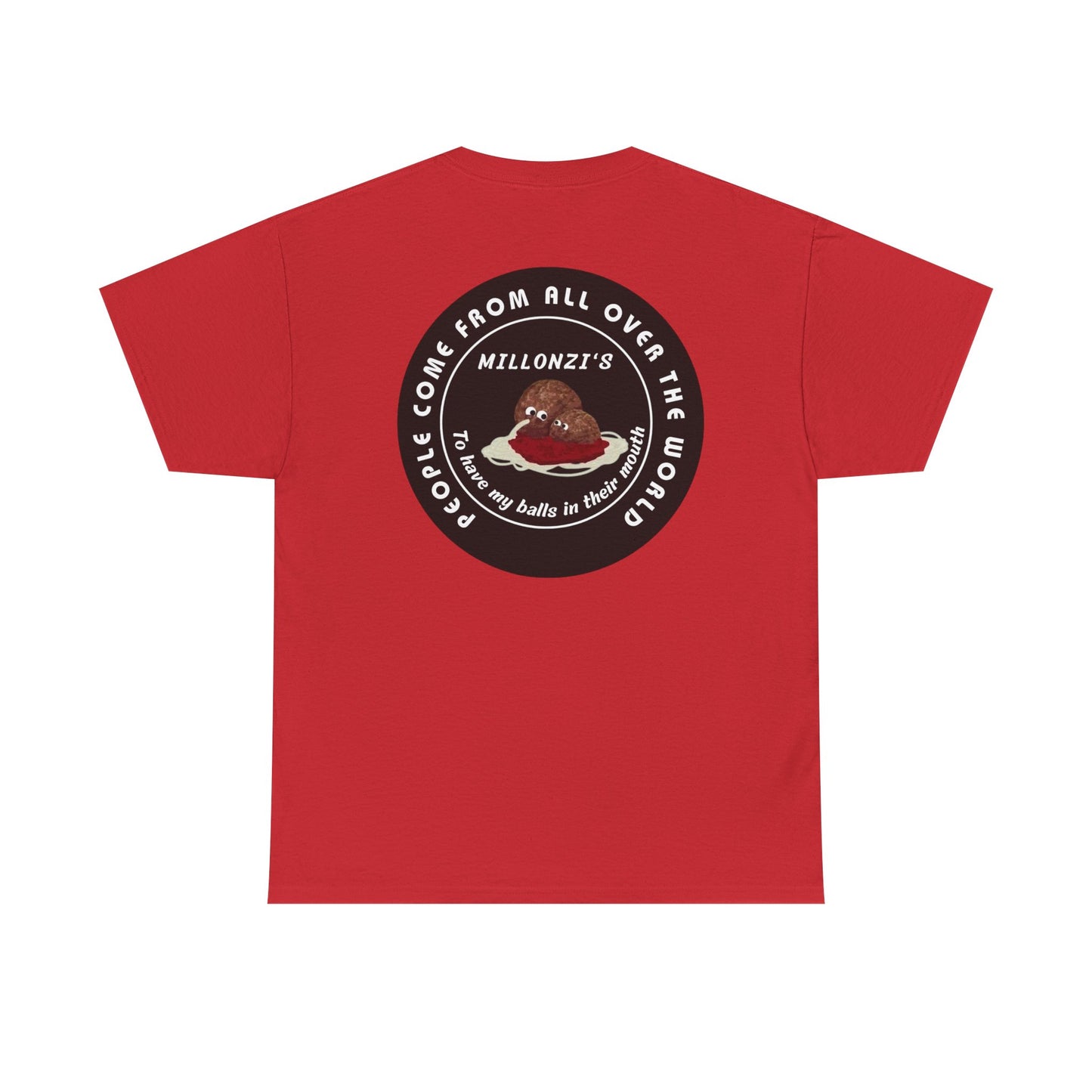 Copy of Meatball request — "My Ballz Your Mouth" Italian Deli Graphic T-Shirt