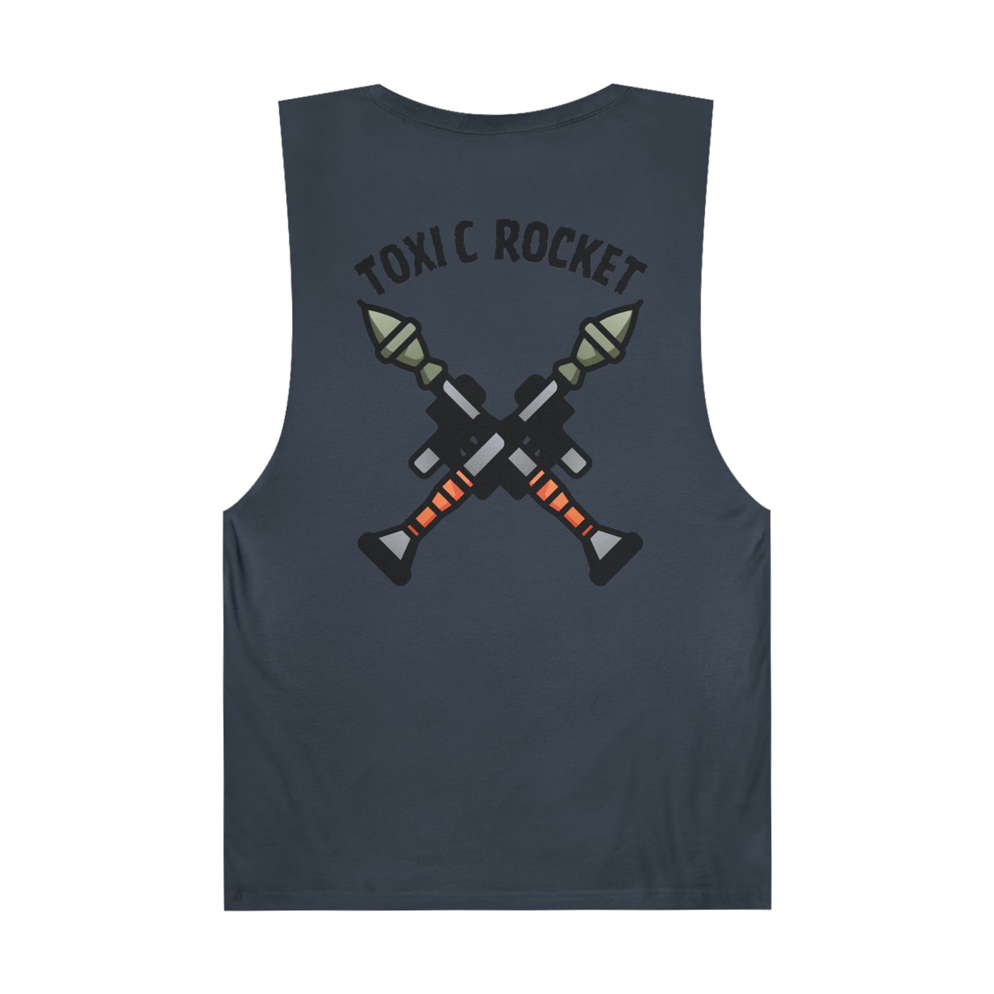 Large size Nerdz Tavern Unisex Tank Top - Casual Gaming Apparel with Toxic Rocket Design