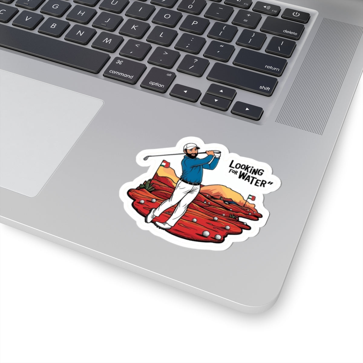 Funny Golf Stickers - 'Looking for Water'