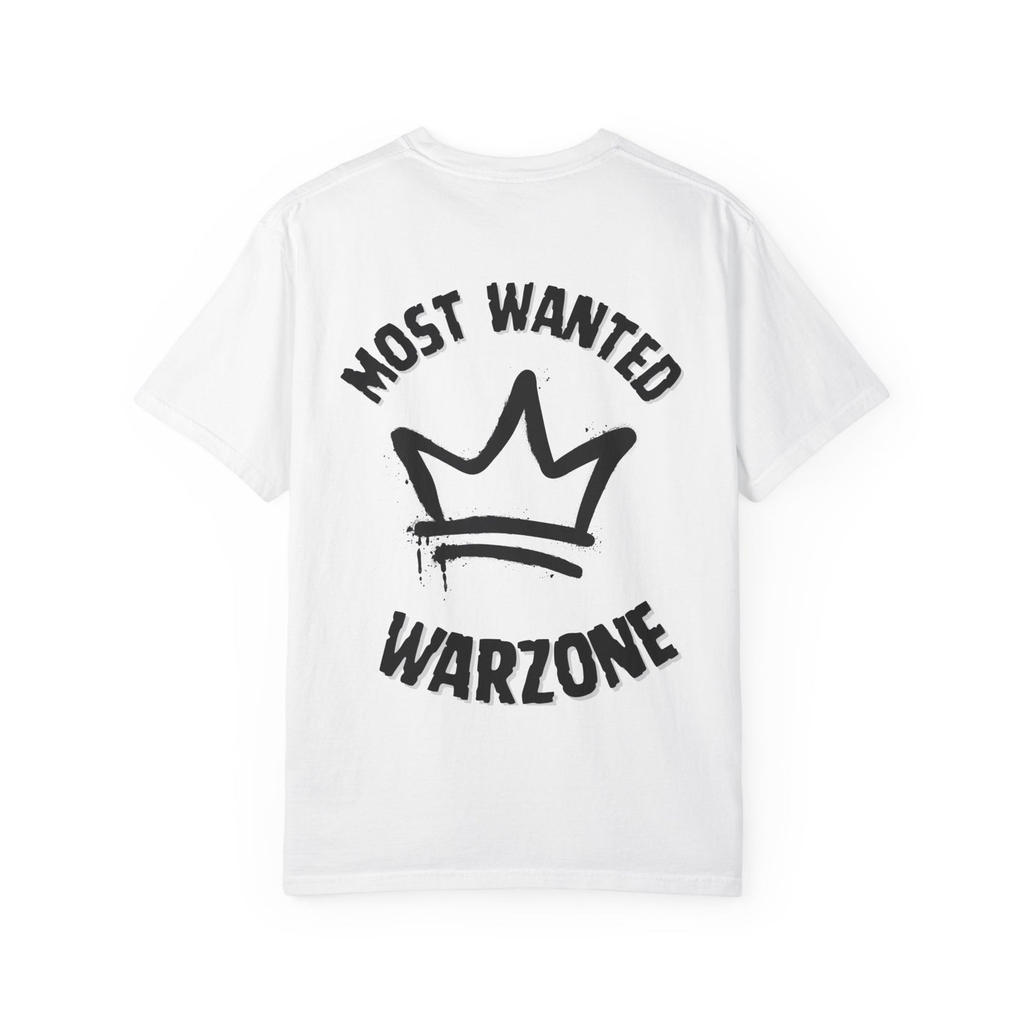 Unisex Garment-Dyed T-Shirt | Most Wanted Warzone Graphic Tee