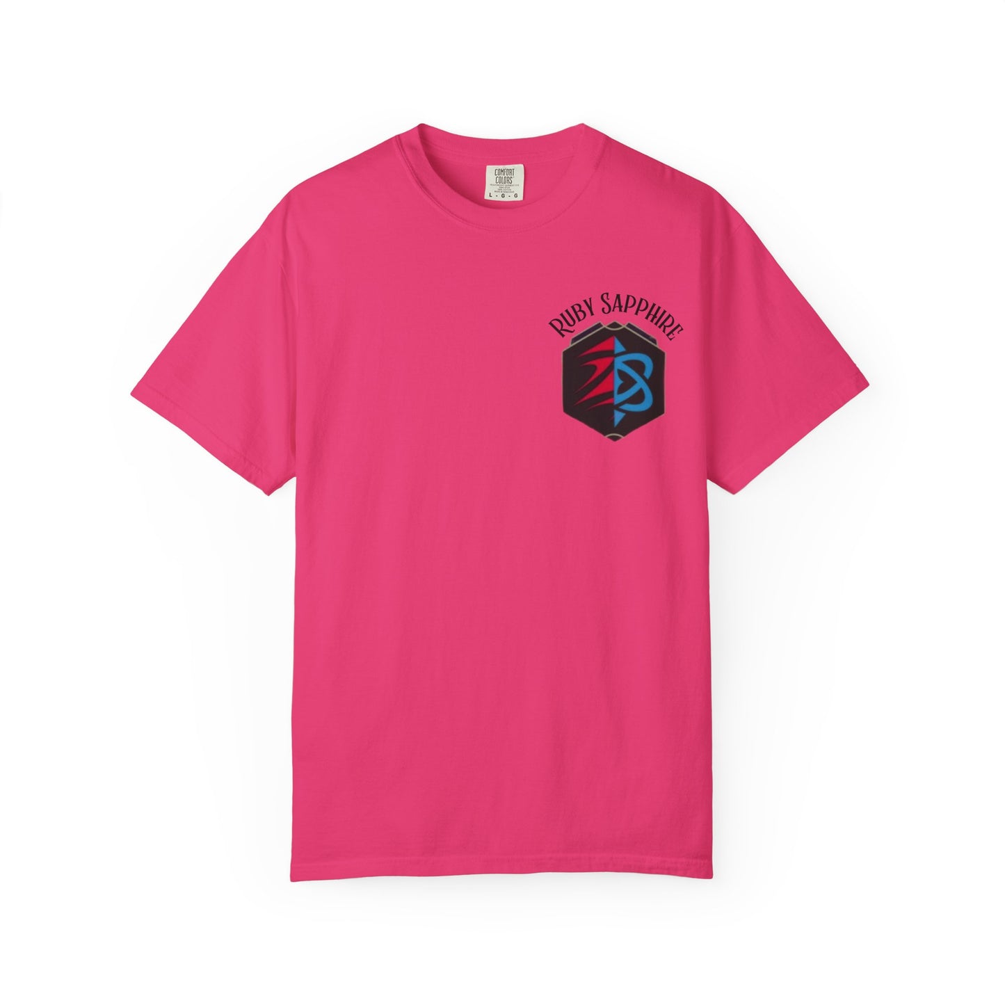 Garment-Dyed Unisex T-Shirt - Ruby Sapphire Design with Fun Quote