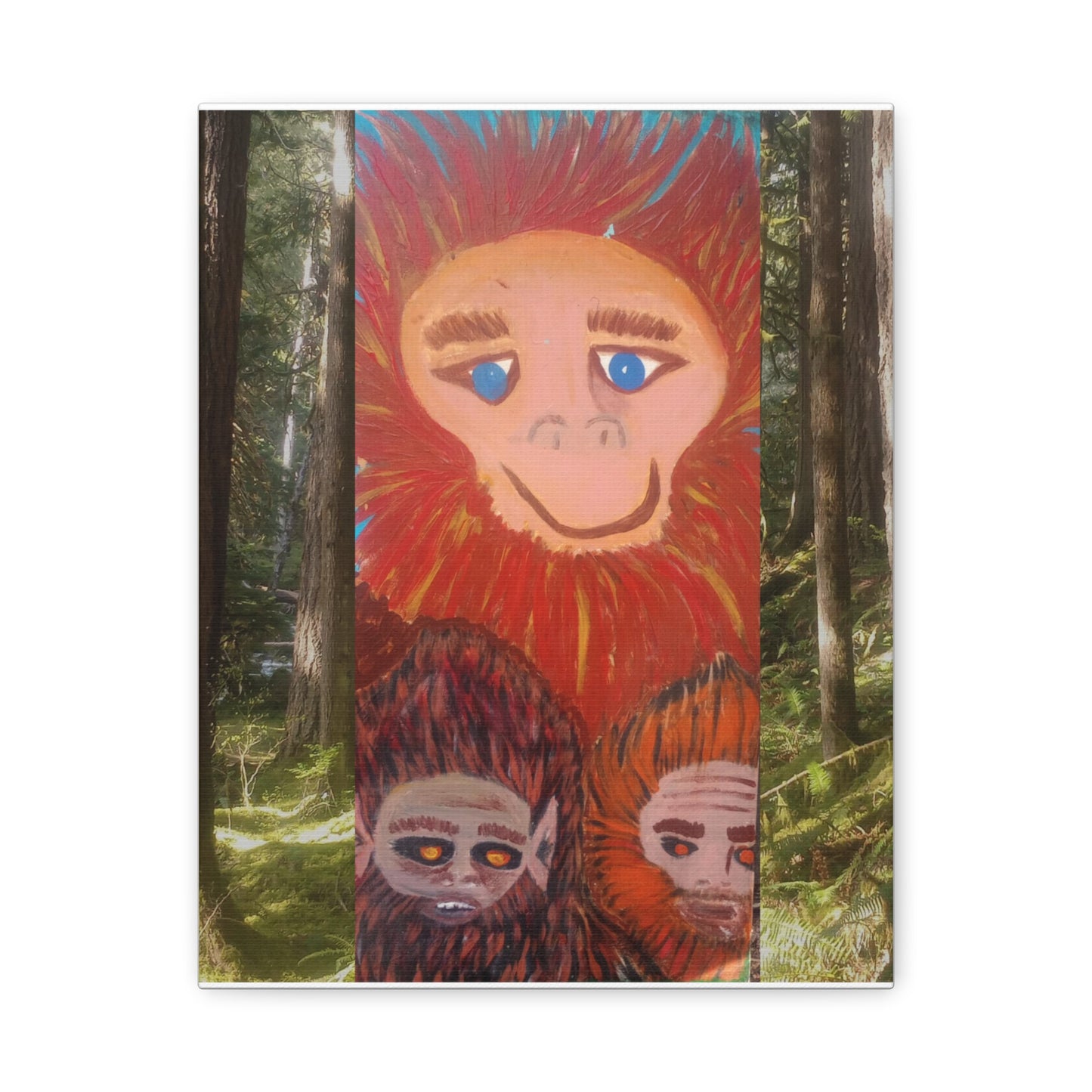 Big foot of the PNW by local artist - Colorful Bigfoot Design for Home Décor