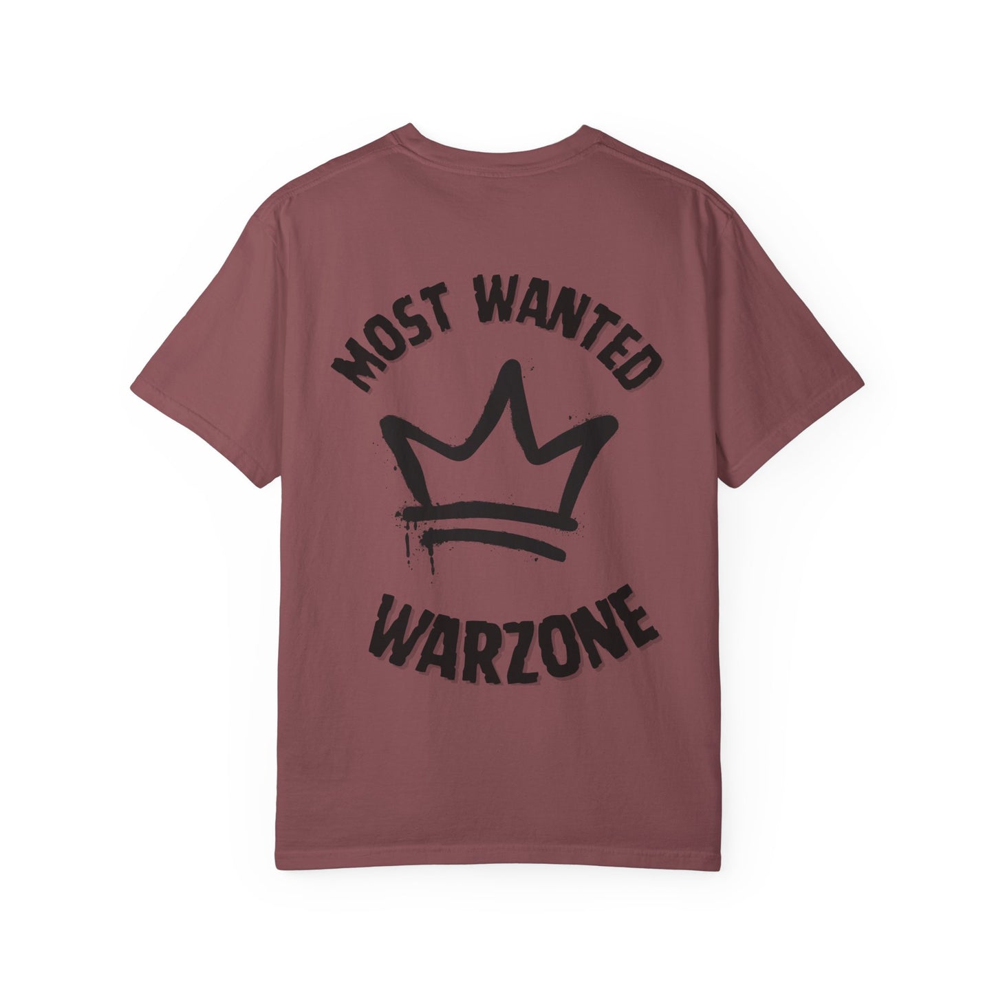 Unisex Garment-Dyed T-Shirt | Most Wanted Warzone Graphic Tee