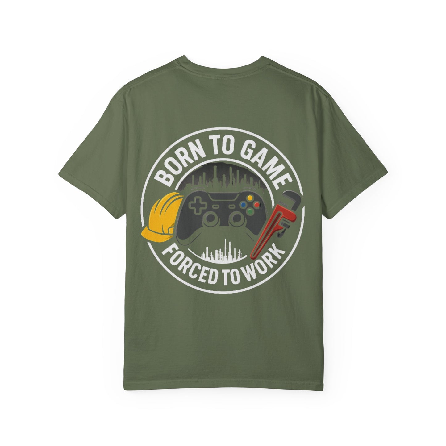 Born to Game T-Shirt, Unisex Gaming Tees, Gift for Gamers, Funny Work Humor Shirt, Birthday Gift for Him/Her, Casual Wear
