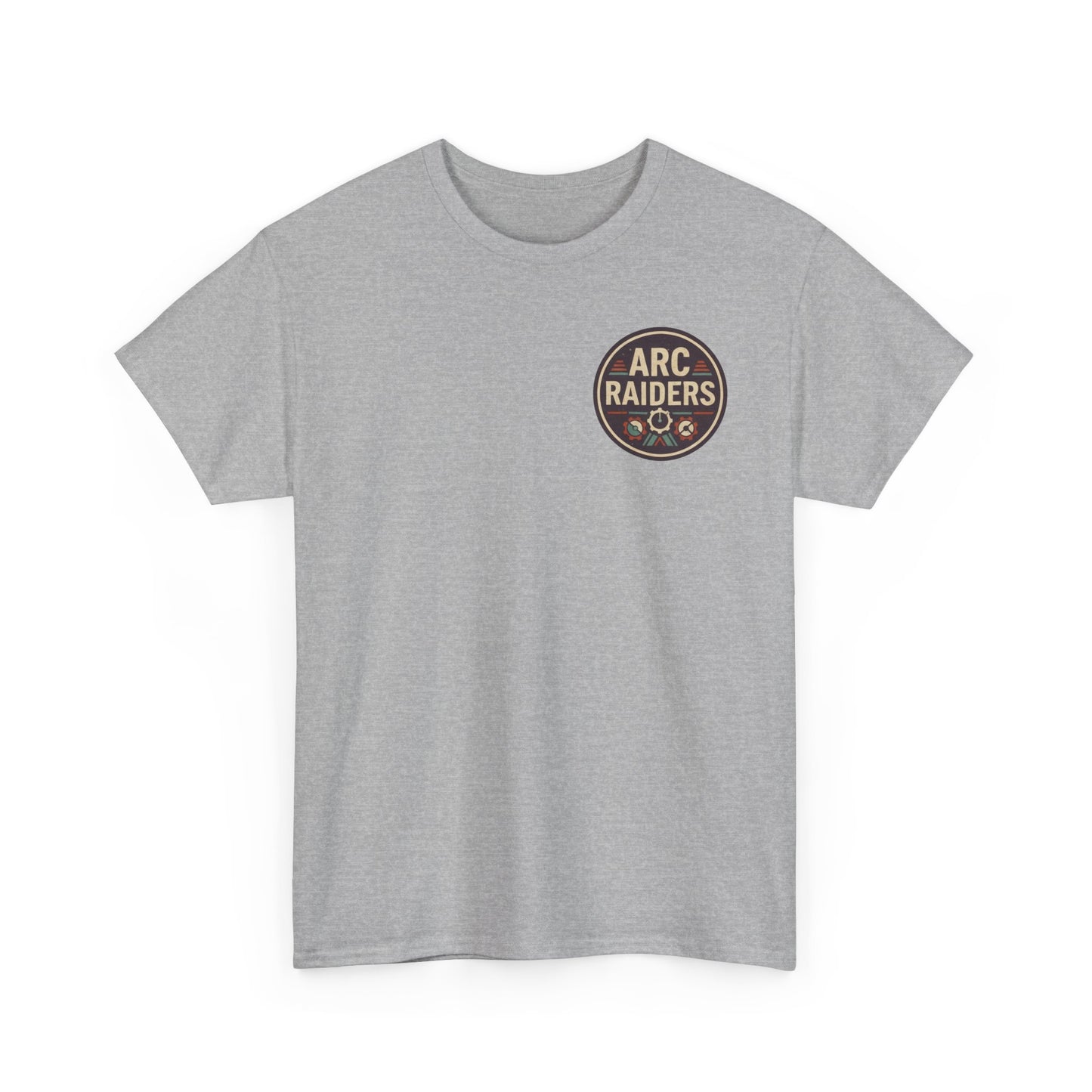 Arc Raiders Graphic Tee — Explore Salvage Survive Poster Backprint