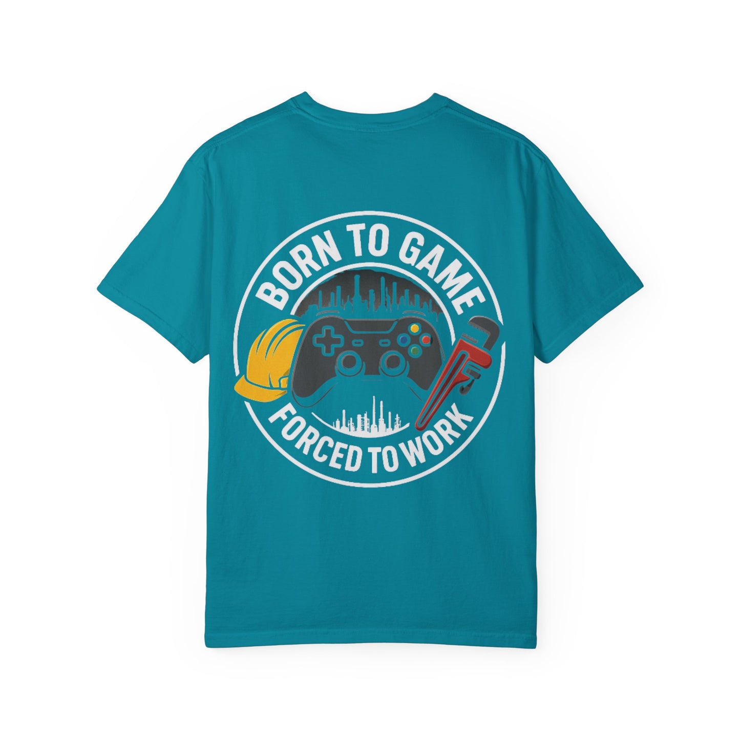 Born to Game T-Shirt, Unisex Gaming Tees, Gift for Gamers, Funny Work Humor Shirt, Birthday Gift for Him/Her, Casual Wear