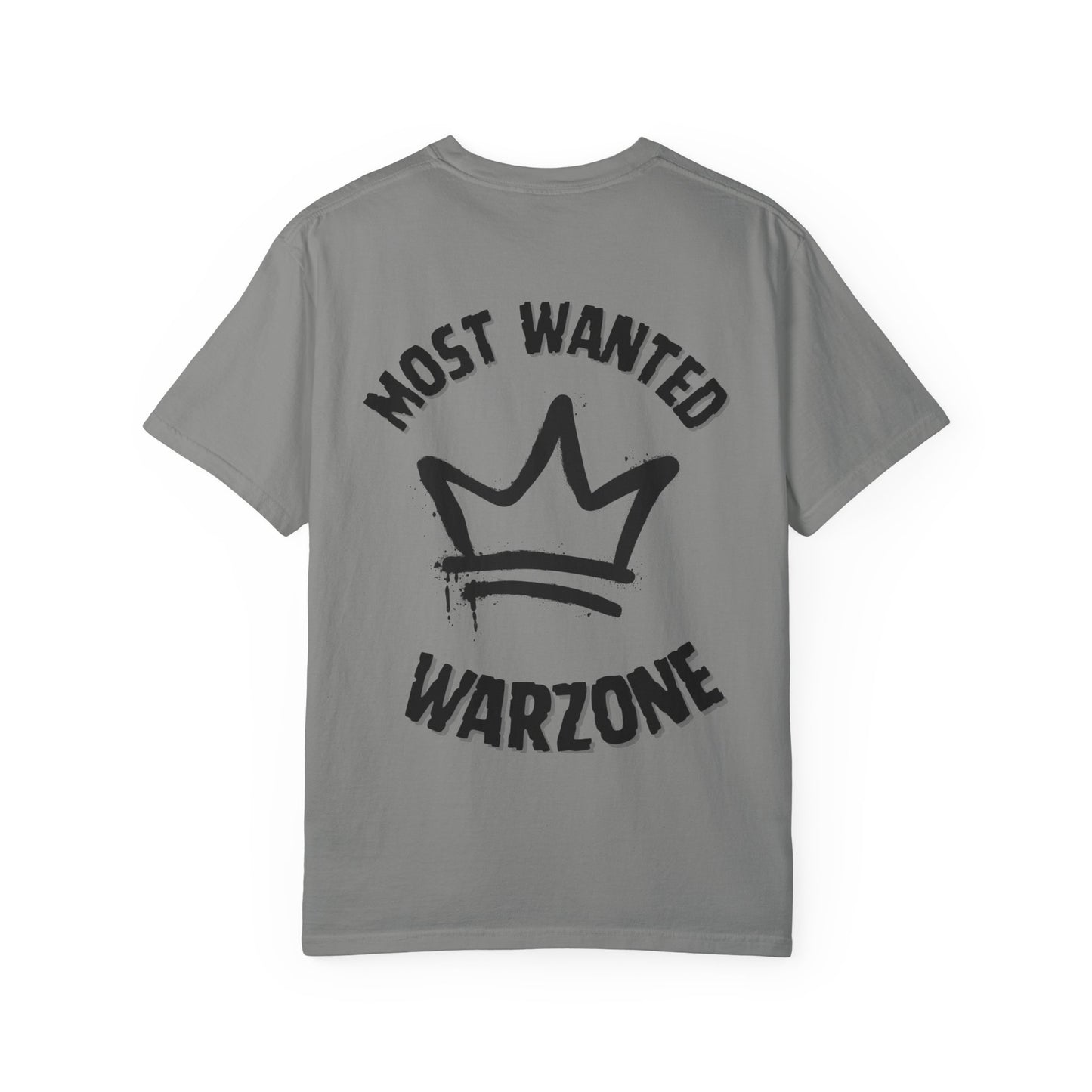 Unisex Garment-Dyed T-Shirt | Most Wanted Warzone Graphic Tee