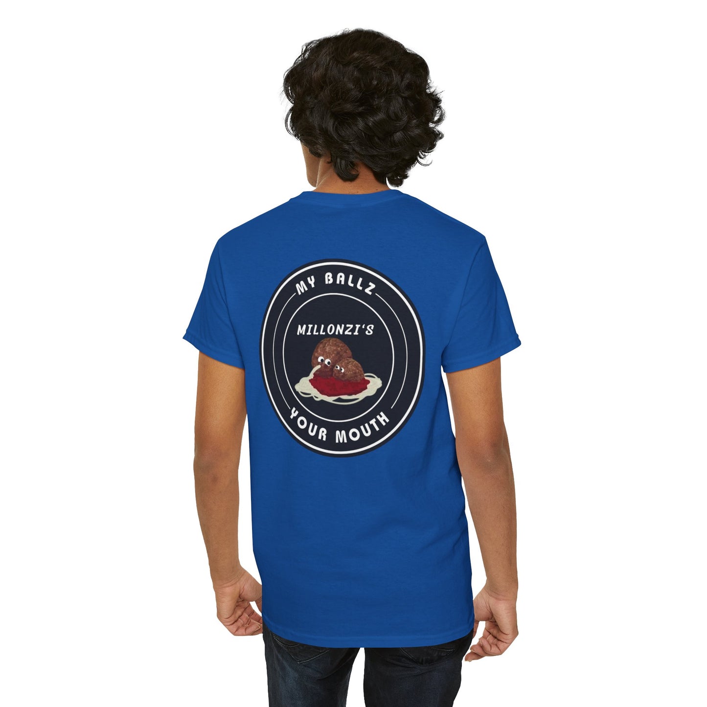 Meatball request — "My Ballz Your Mouth" Italian Deli Graphic T-Shirt