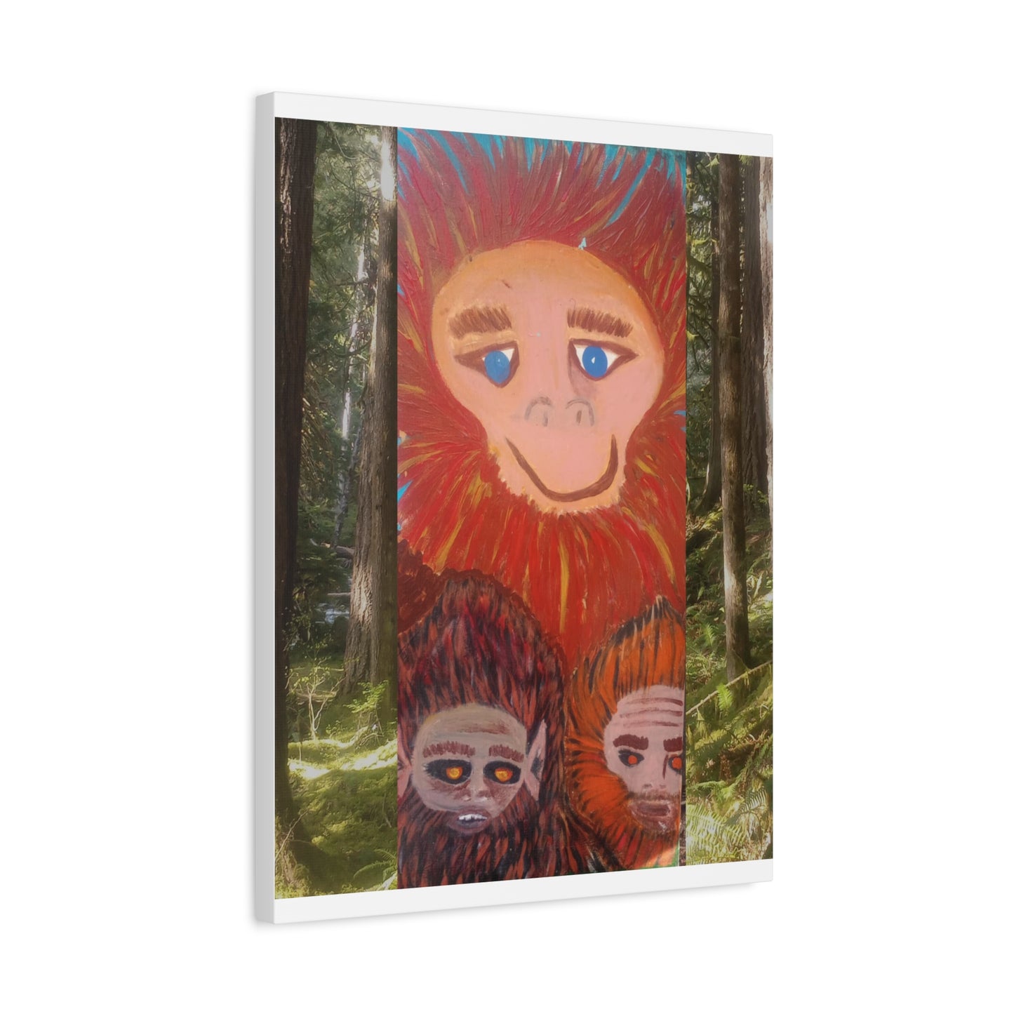 Big foot of the PNW by local artist - Colorful Bigfoot Design for Home Décor