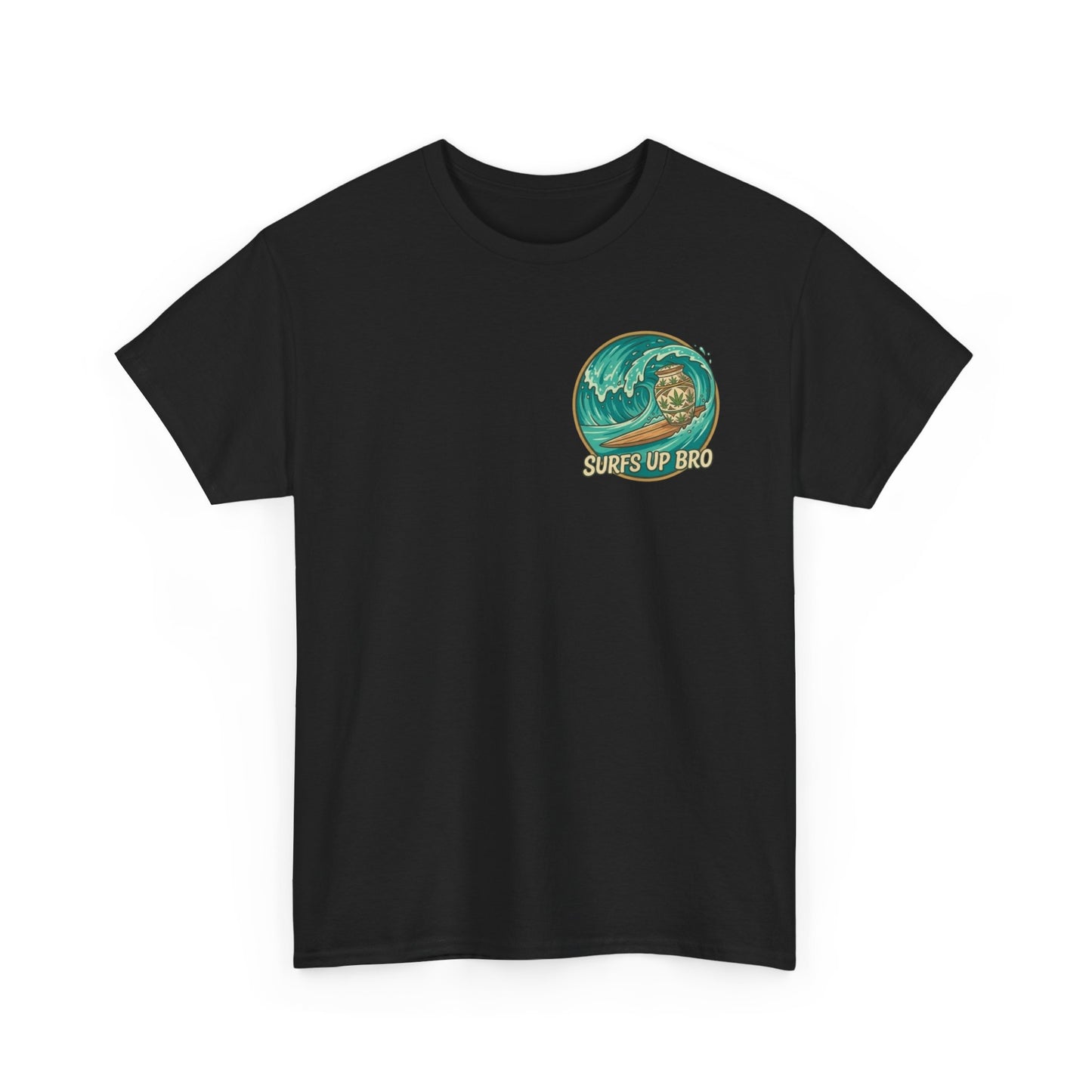 Bro Woulda Wanted It' Graphic Tee (Beach Wave Chest Accent)