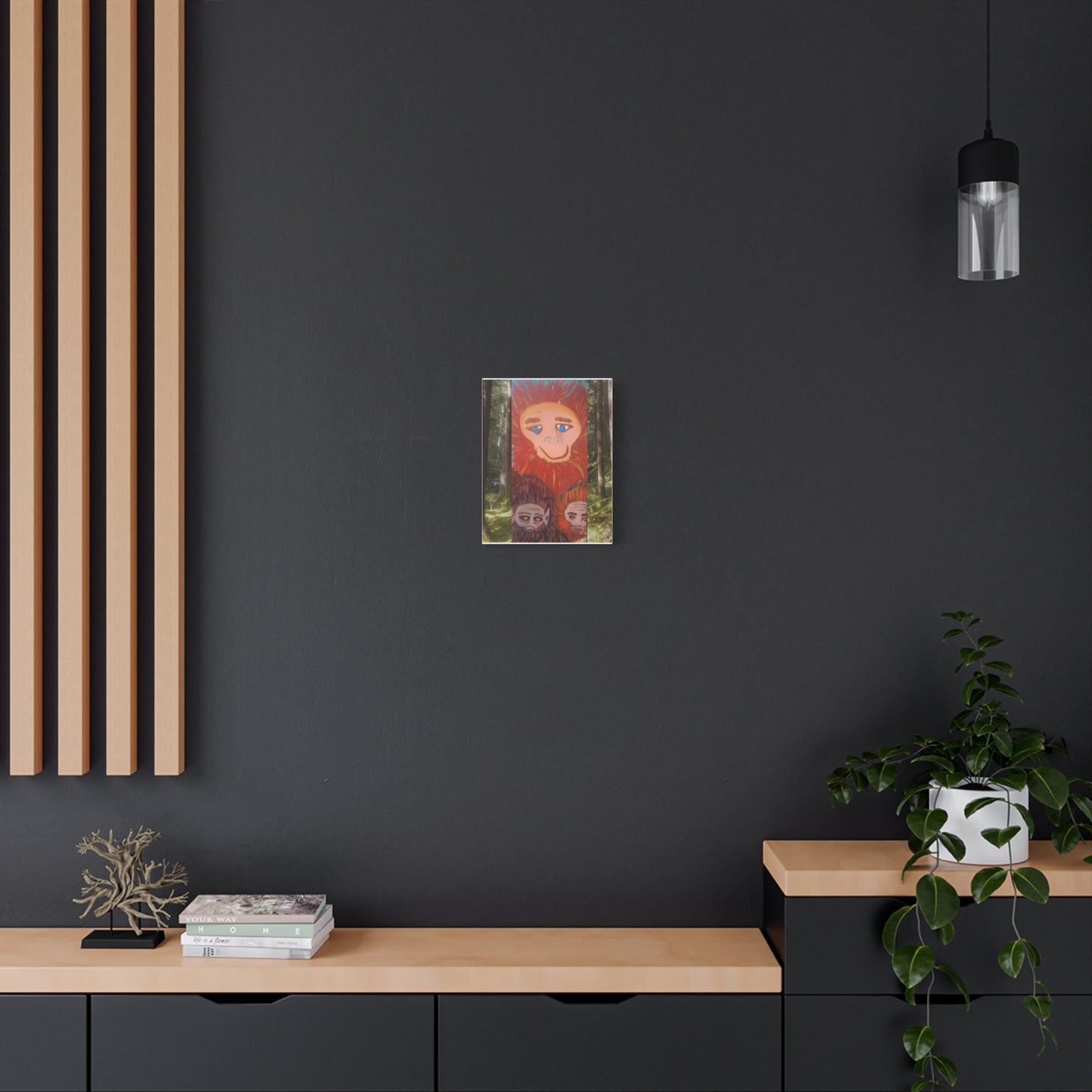 Big foot of the PNW by local artist - Colorful Bigfoot Design for Home Décor