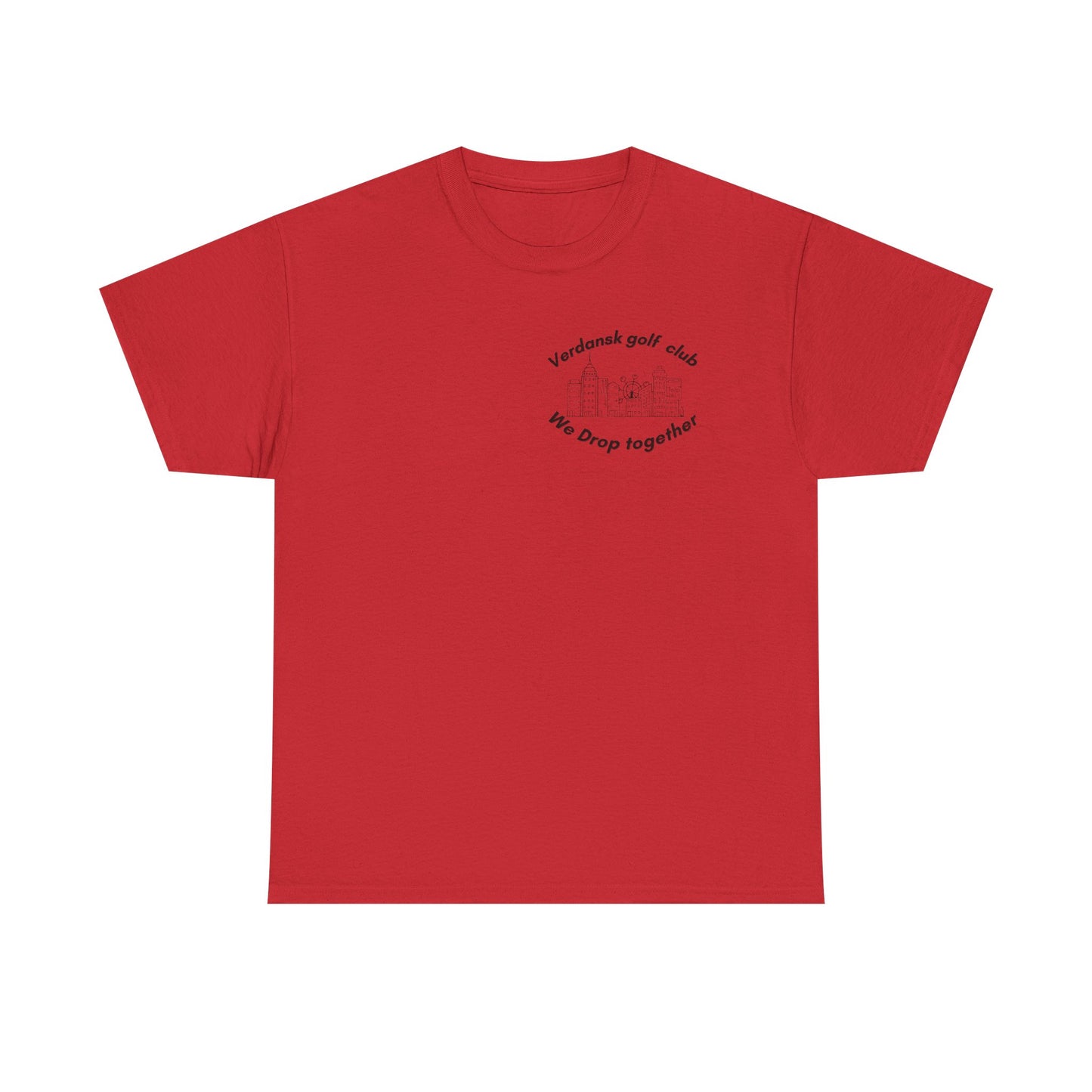 Verdansk Golf Club Heavy Cotton Tee - We Drop Together, Streetwear for Golf Lovers