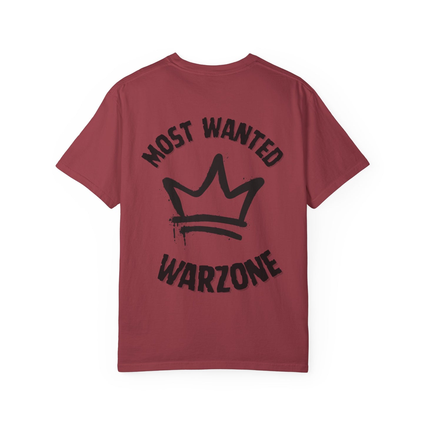 Unisex Garment-Dyed T-Shirt | Most Wanted Warzone Graphic Tee