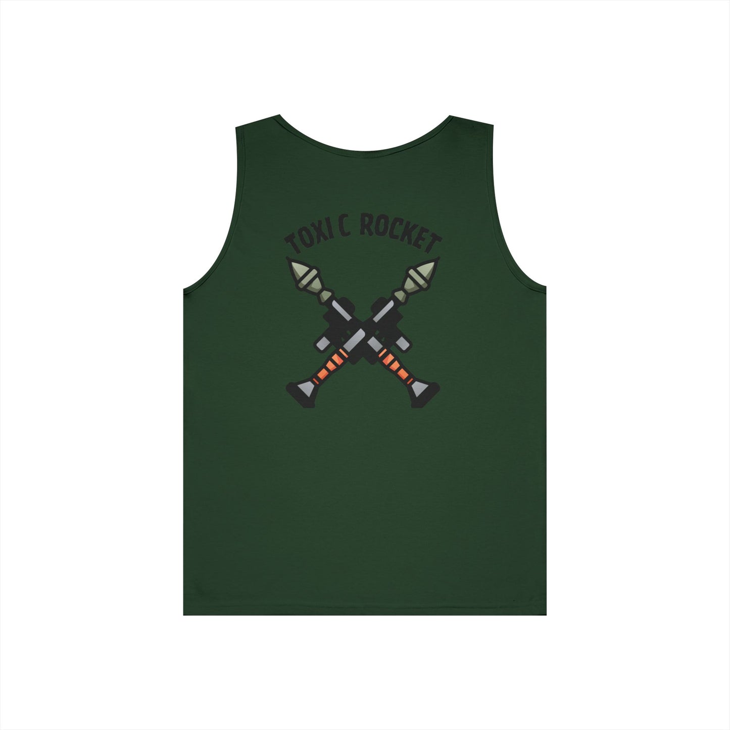 Nerdz Tavern & Toxic Rocket Unisex Heavy Cotton Tank Top - Perfect for Gamers & Comic Con Fans