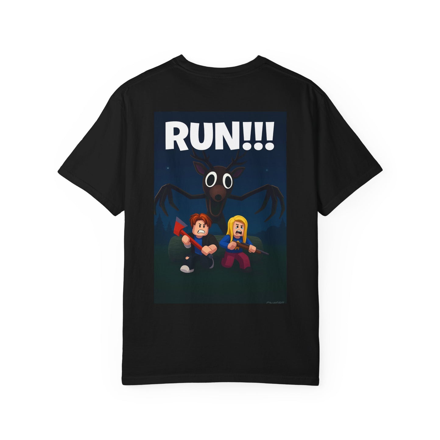 Playful Unisex Garment-Dyed T-Shirt with Fun Characters | Perfect for Casual Wear, Cute Gift Idea, Halloween Party, Kids' Party, [...]