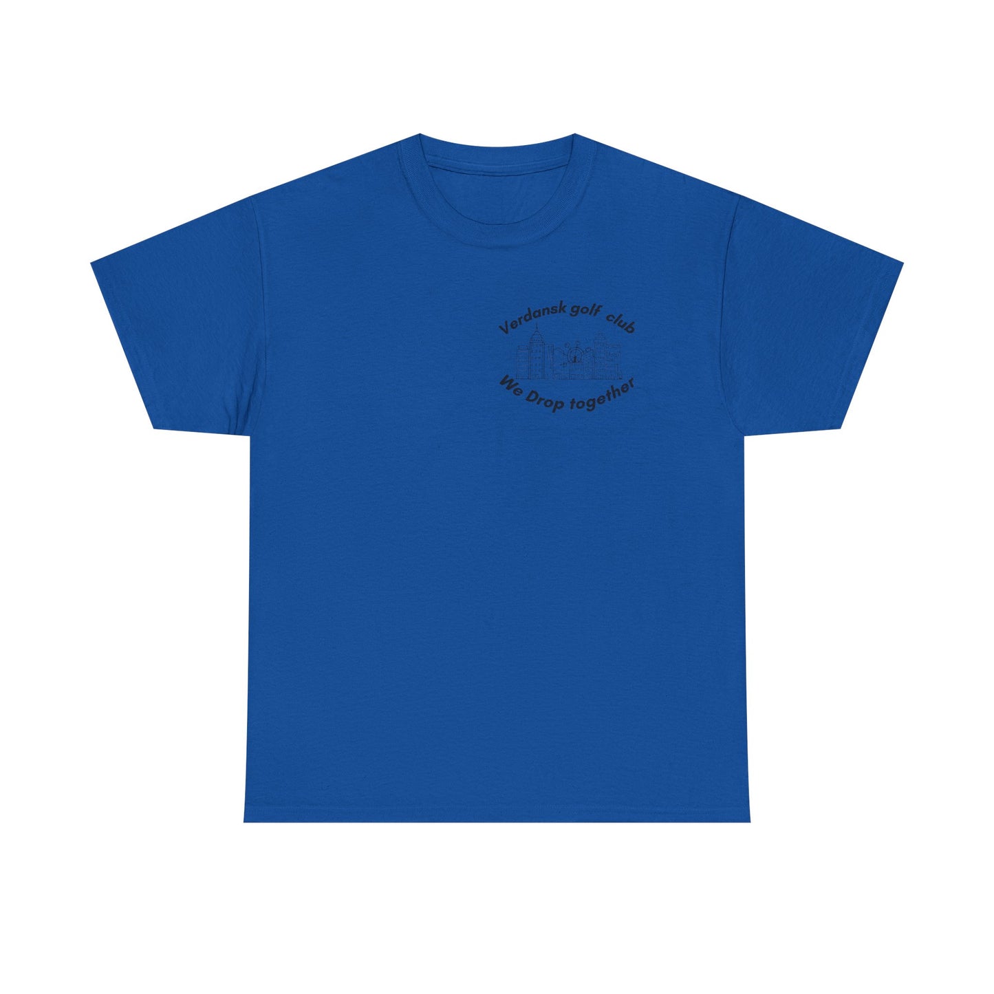 Verdansk Golf Club Heavy Cotton Tee - We Drop Together, Streetwear for Golf Lovers