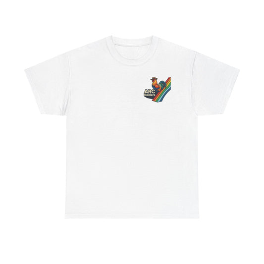Rooster Graphic Tee — "I'm Not Gay But Seeds Are Seeds" Funny Farm Shirt