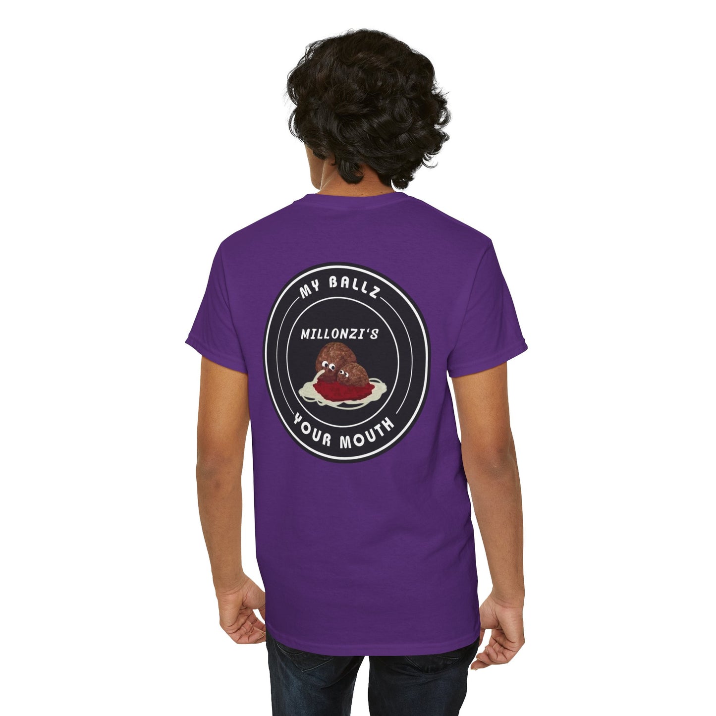 Meatball request — "My Ballz Your Mouth" Italian Deli Graphic T-Shirt