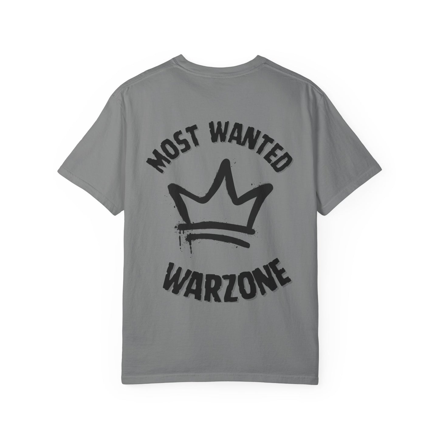 Unisex Garment-Dyed T-Shirt | Most Wanted Warzone Graphic Tee