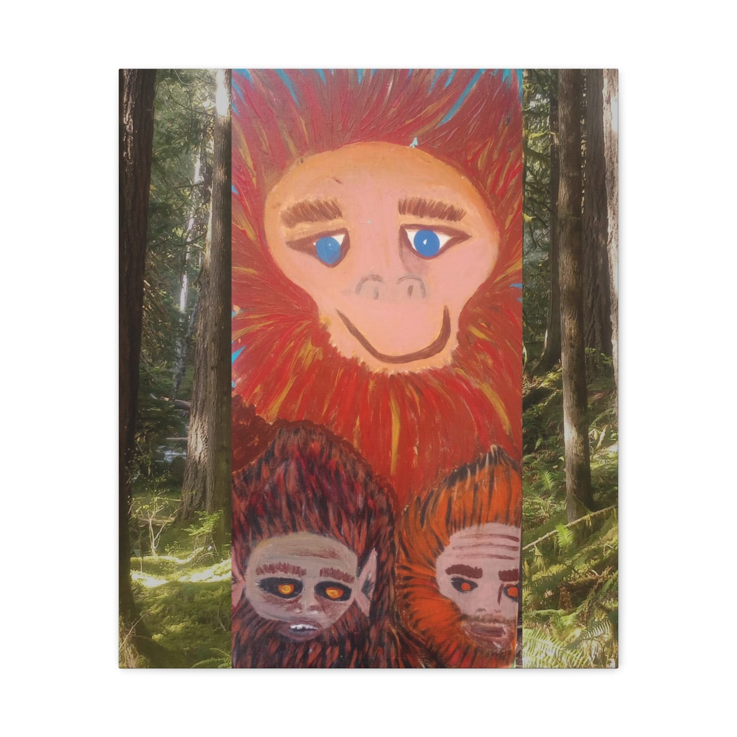 Big foot of the PNW by local artist - Colorful Bigfoot Design for Home Décor