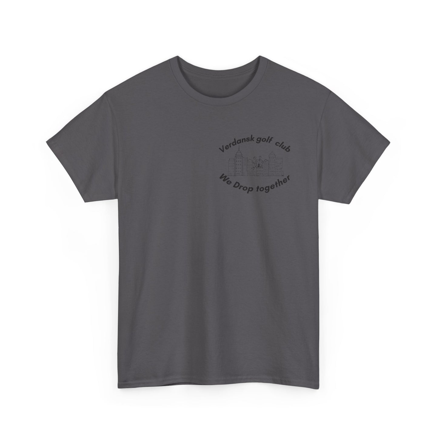 Verdansk Golf Club Heavy Cotton Tee - We Drop Together, Streetwear for Golf Lovers