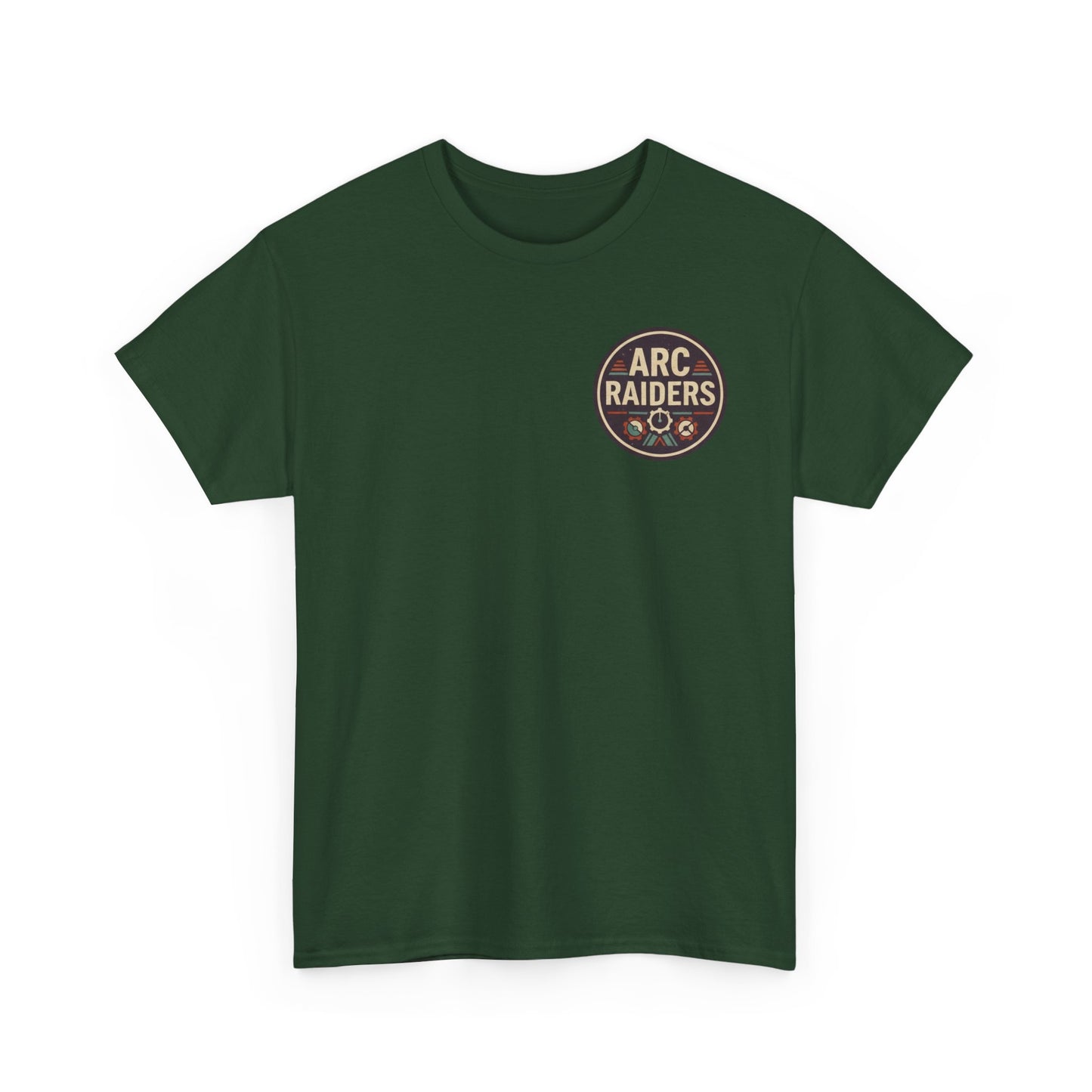 Arc Raiders Graphic Tee — Explore Salvage Survive Poster Backprint
