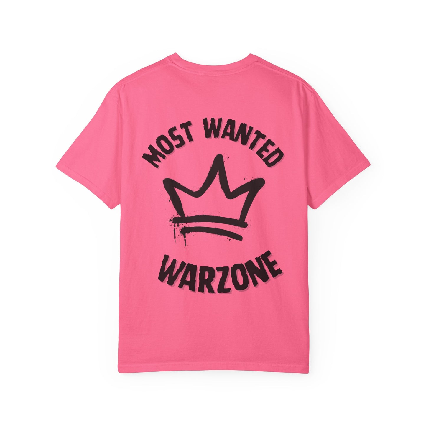 Unisex Garment-Dyed T-Shirt | Most Wanted Warzone Graphic Tee