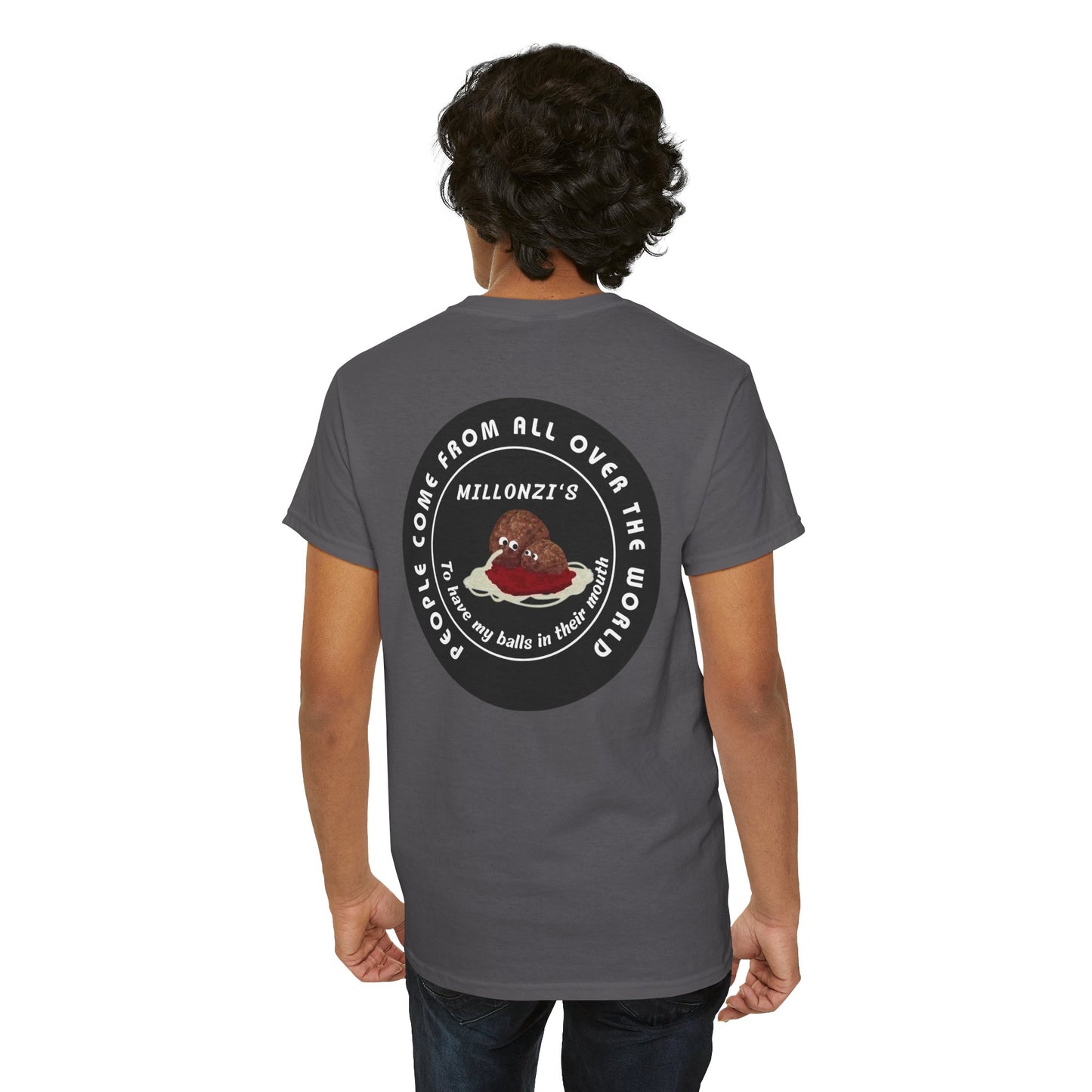 Copy of Meatball request — "My Ballz Your Mouth" Italian Deli Graphic T-Shirt