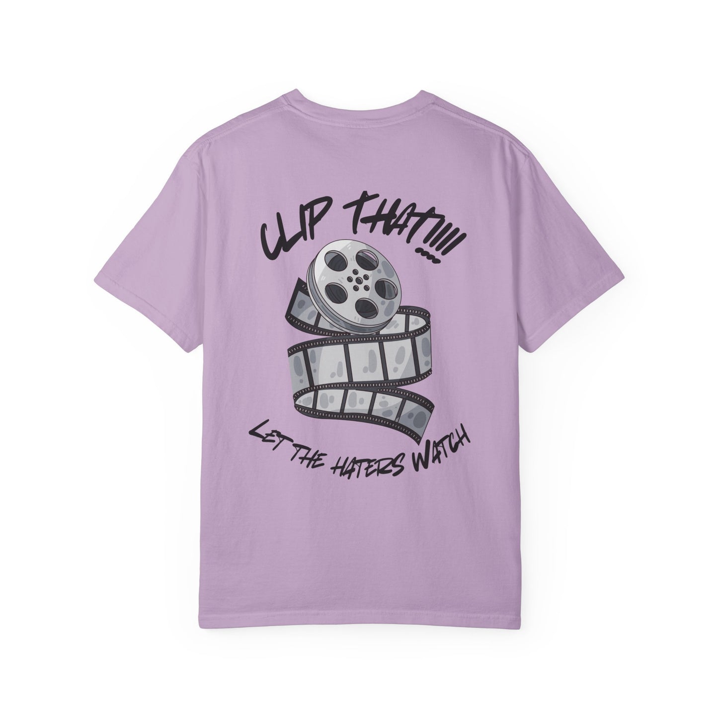 Film Buff Unisex T-Shirt - Clip That!!! Let the Haters Watch, Movie Lover Gift, Cool Graphic Tee, Unique Cinema Apparel, Trendy Casual Wear