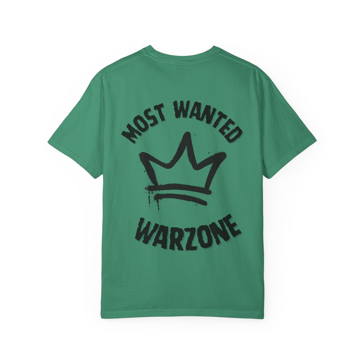 Unisex Garment-Dyed T-Shirt | Most Wanted Warzone Graphic Tee