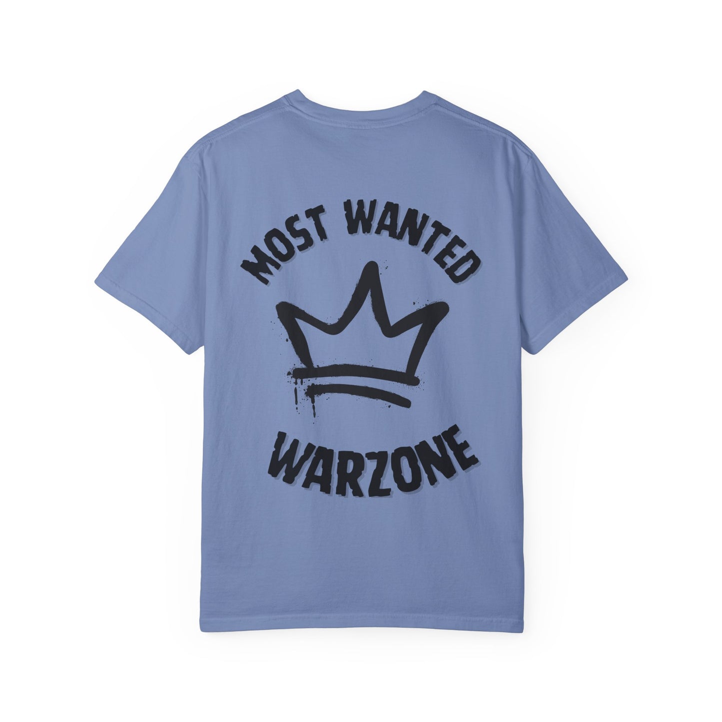 Unisex Garment-Dyed T-Shirt | Most Wanted Warzone Graphic Tee