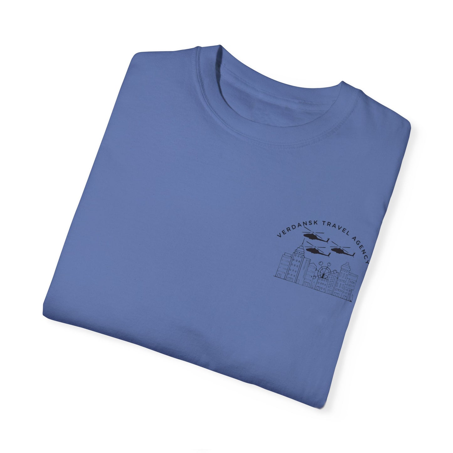 Unisex Garment-Dyed T-Shirt - Visit Downtown Verdansk Graphic Tee
